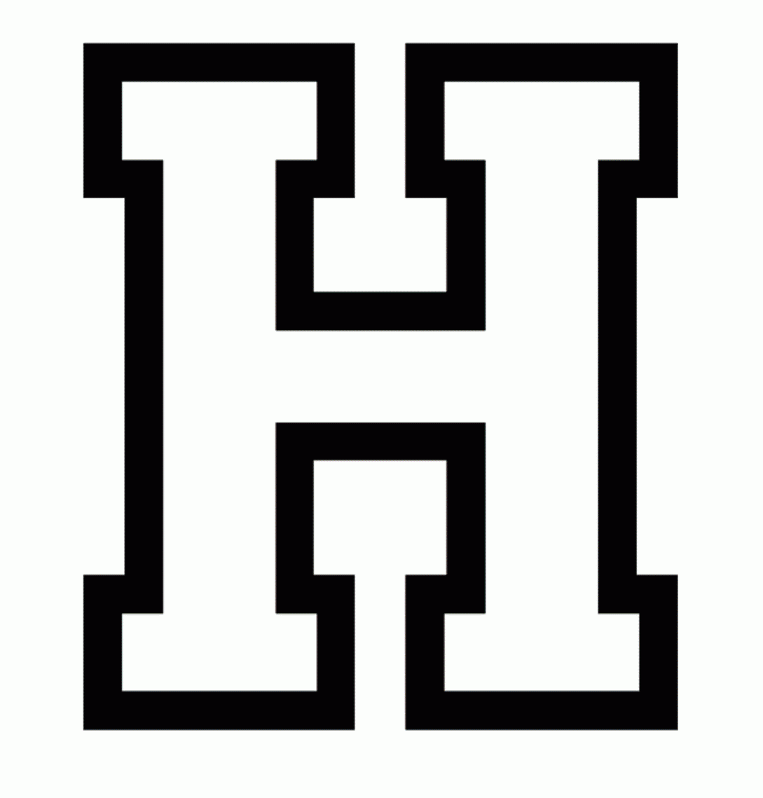 Letter H Coloring Pages To Download And Print For Free