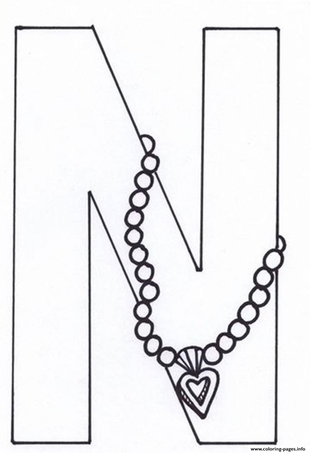 Letter N Preschool Coloring Pages Coloring Home Letter N Coloring Pages Preschool Coloring