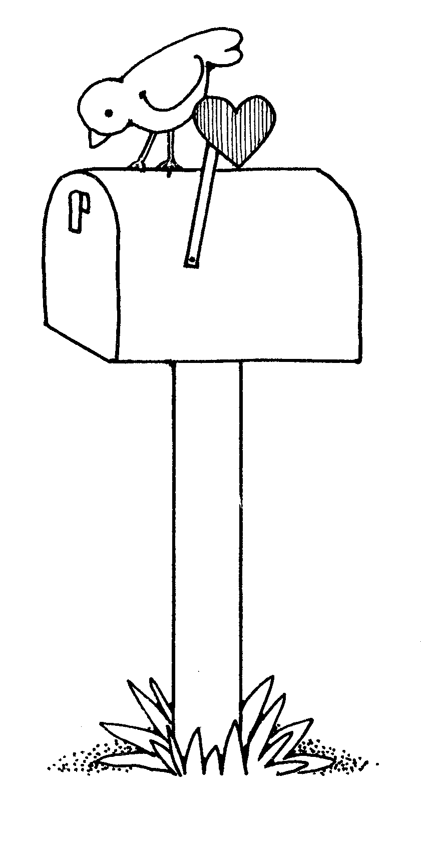 Letters Mail Coloring Pages