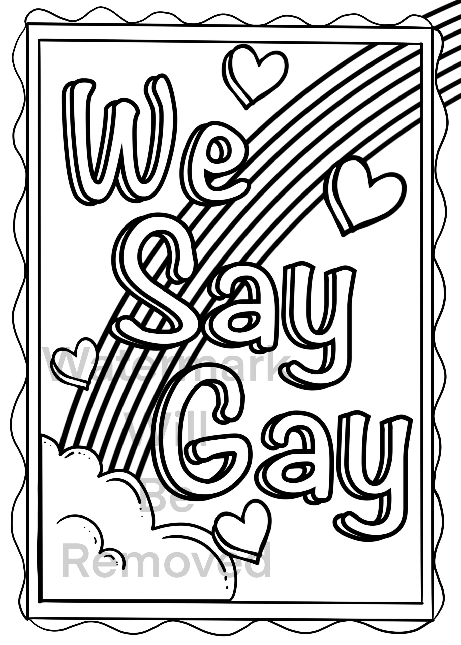 Lgbt Equality Coloring Pages