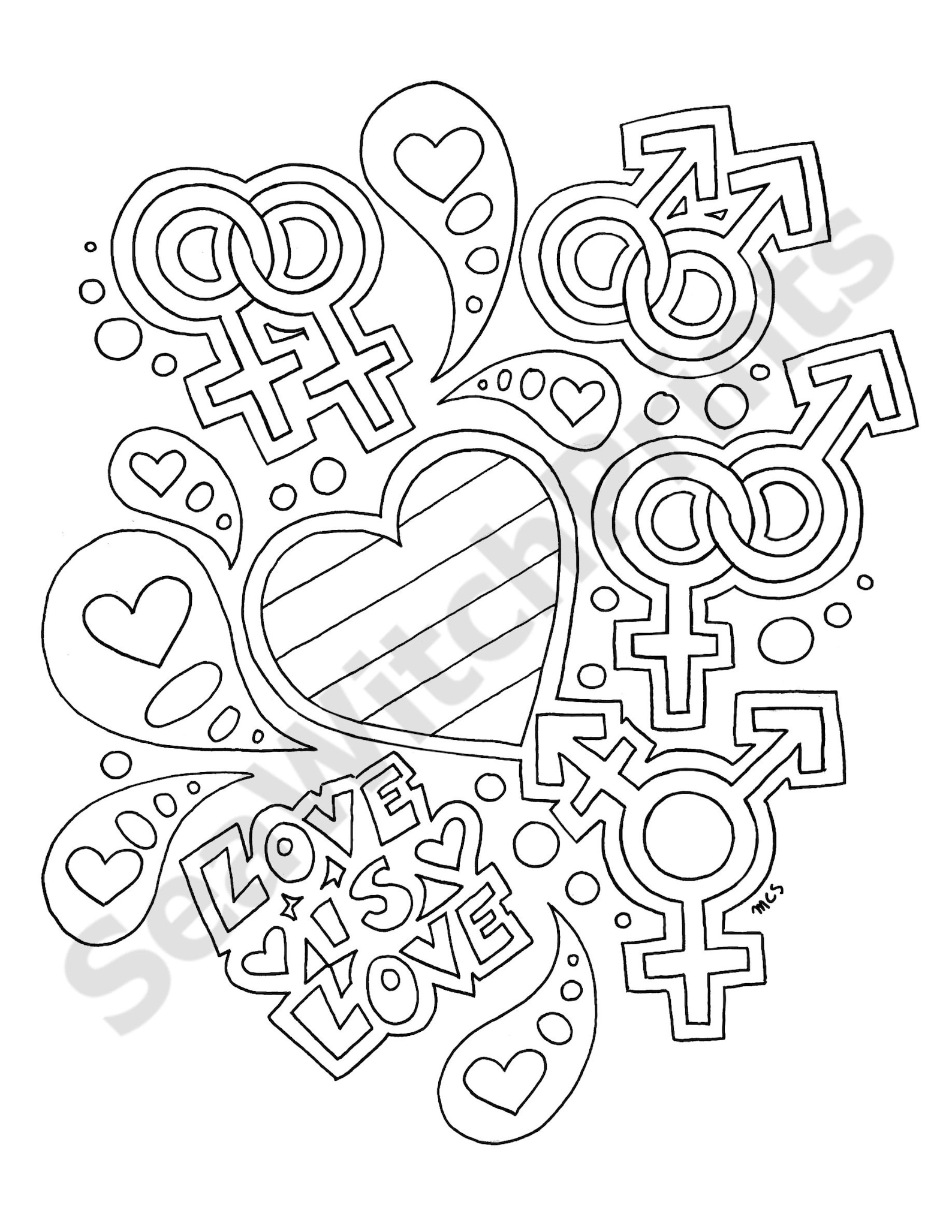 Printable Lgbtq Coloring Pages