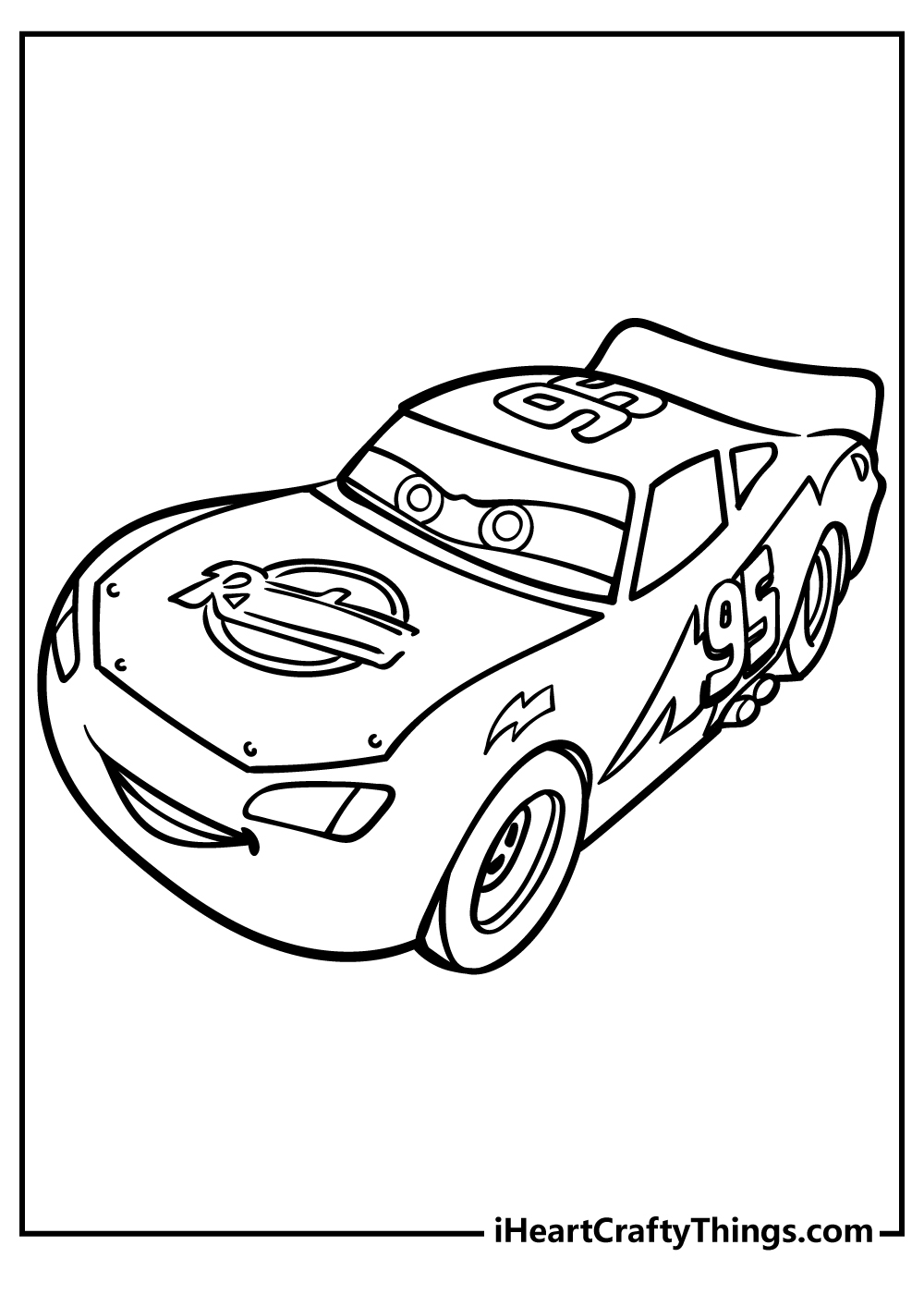 Printable Mcqueen Coloring Pages