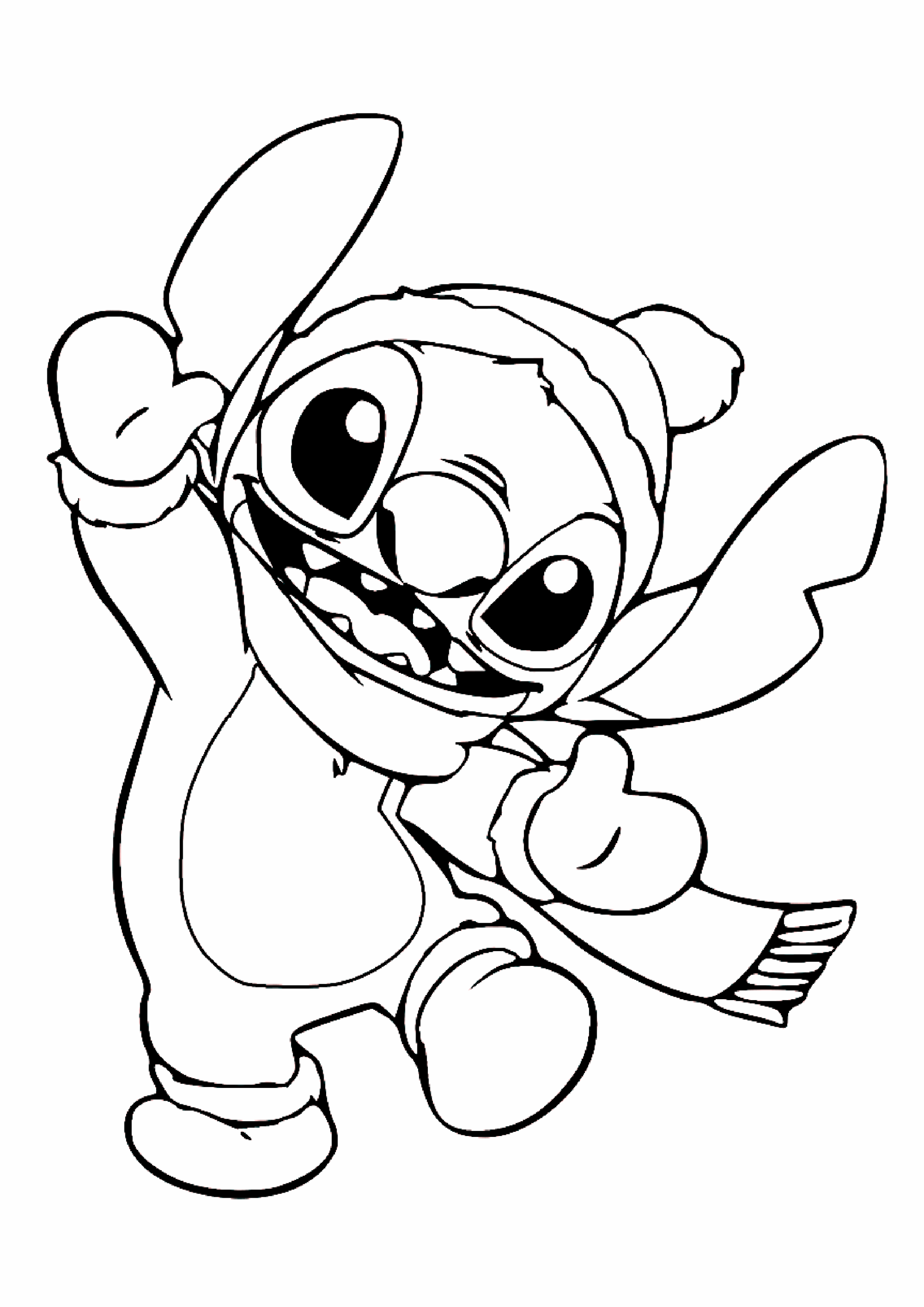 Lilo And Stitch Coloring Pages For Children Lilo And Stitch Kids Coloring Pages