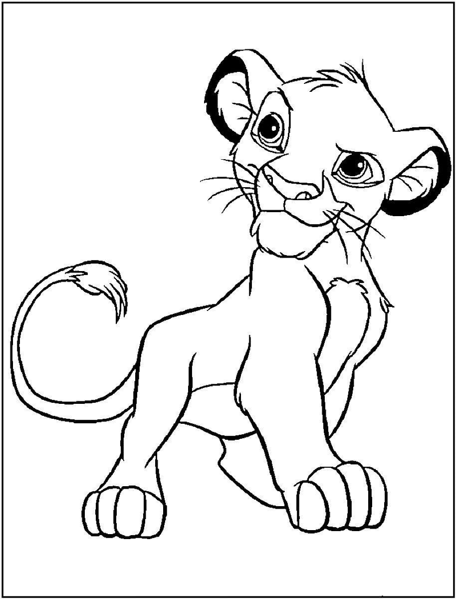 Lion Coloring Pages Printable