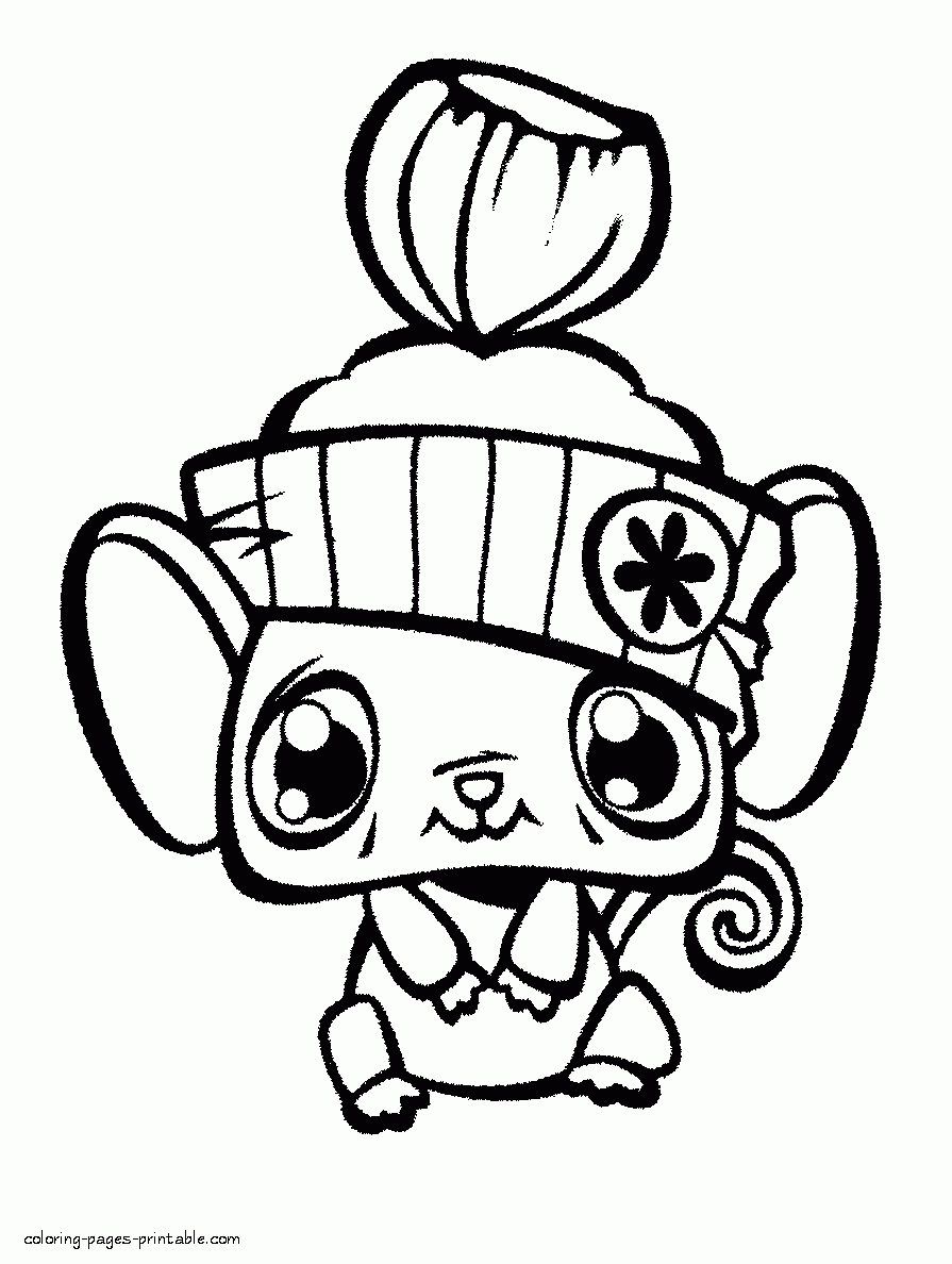 Littlest Pet Shop Coloring Page COLORING PAGES PRINTABLE COM