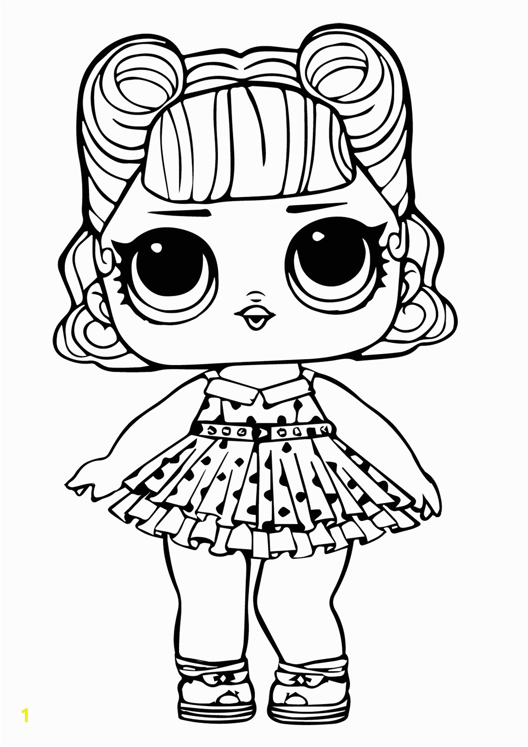 Lol Doll Coloring Pages Printable Unicorn Divyajanan