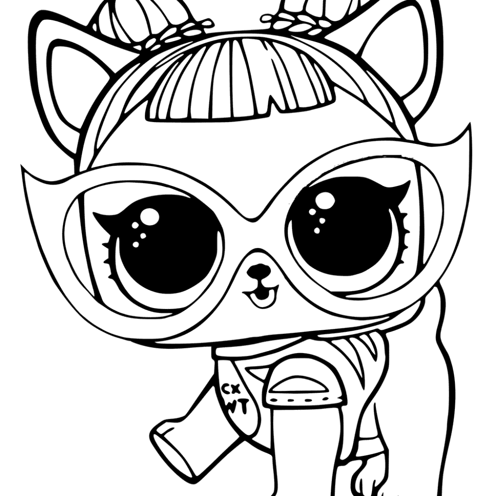 Lol Pets Coloring Pages Printable