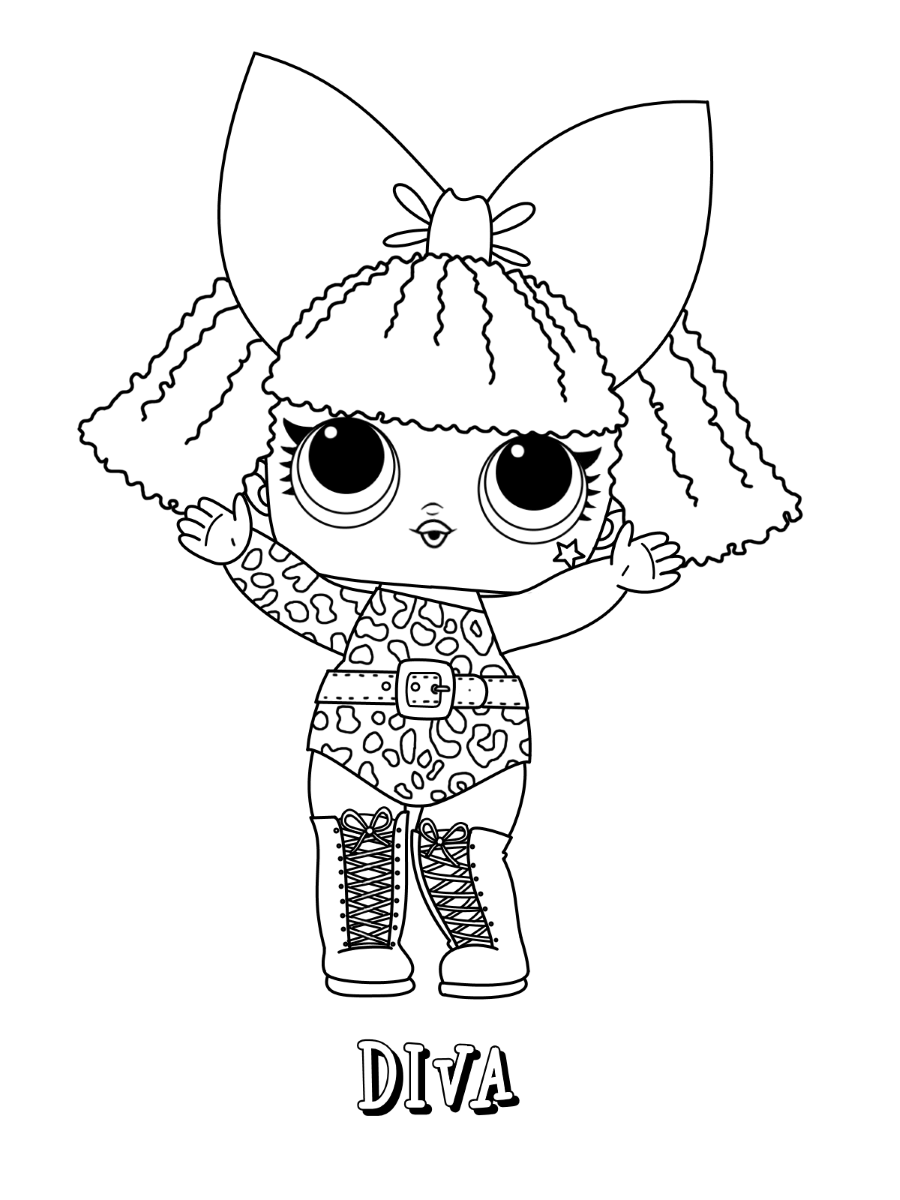 LOL Surprise Coloring Pages Print And Color