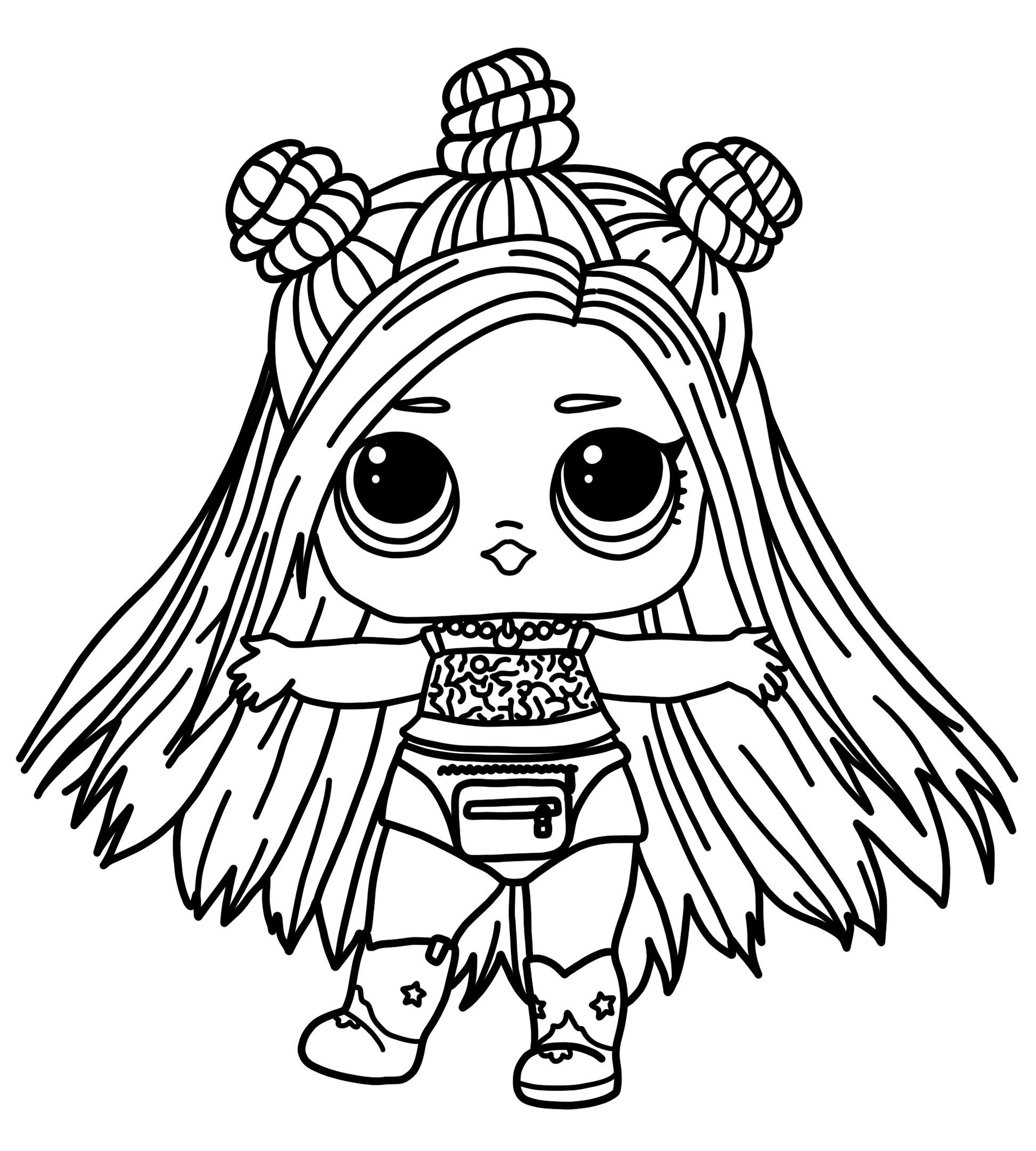 Printable Coloring Pages Lol Dolls