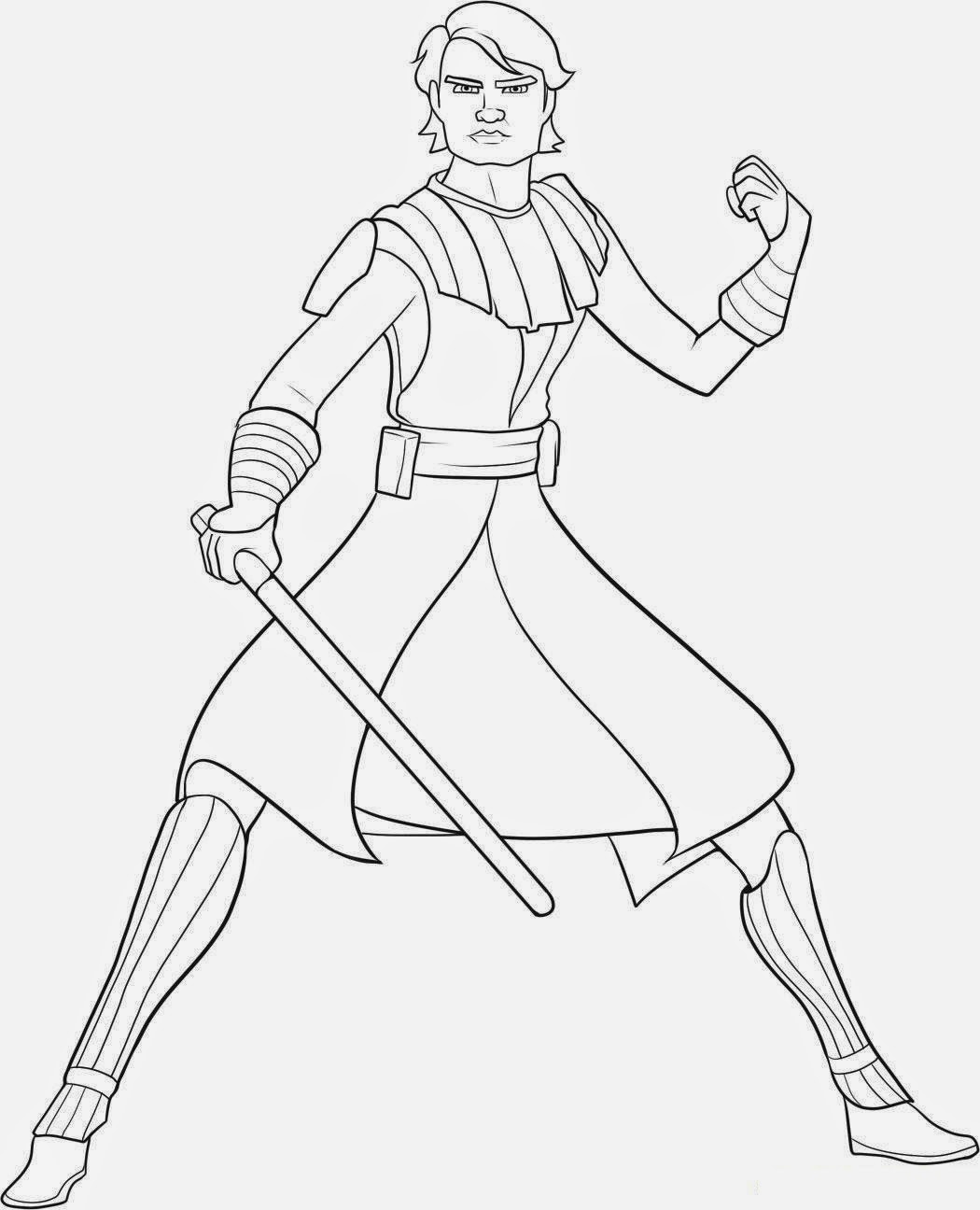 Luke Skywalker Coloring Pages Printable