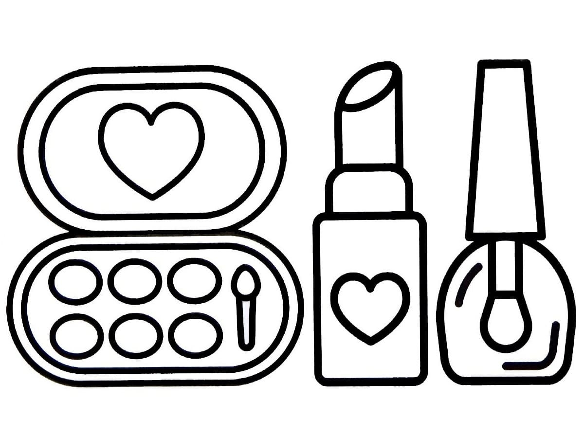 Makeup Coloring Pages Free Printable Coloring Pages For Kids