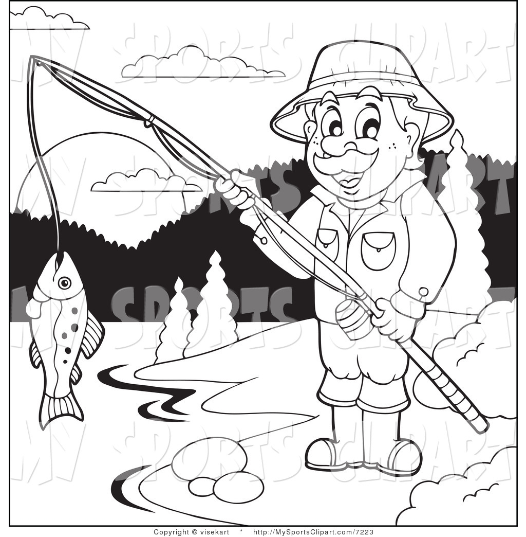 Man Fishing Coloring Pages At GetColorings Free Printable Colorings Pages To Print And Color