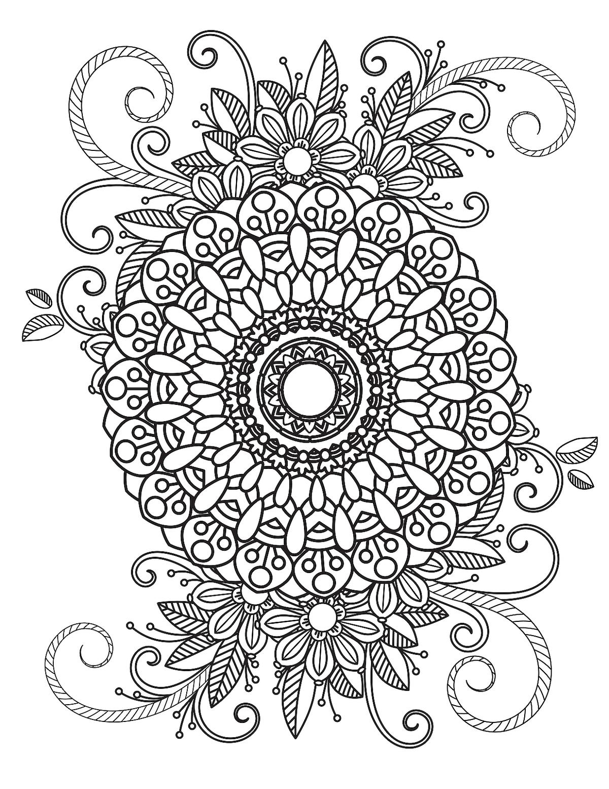 Free Printable Coloring Pages Mandalas