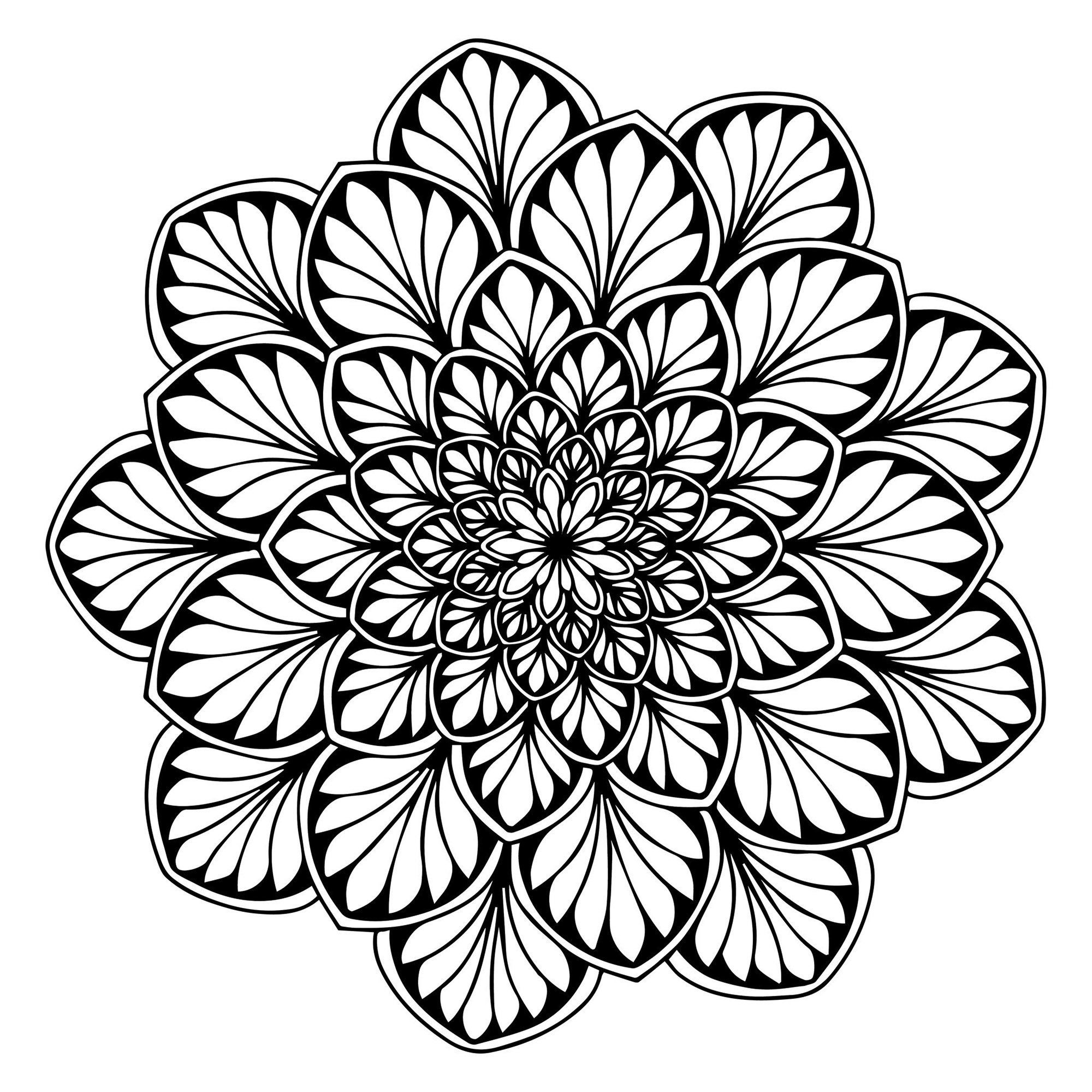 Mandala Printable Coloring Pages