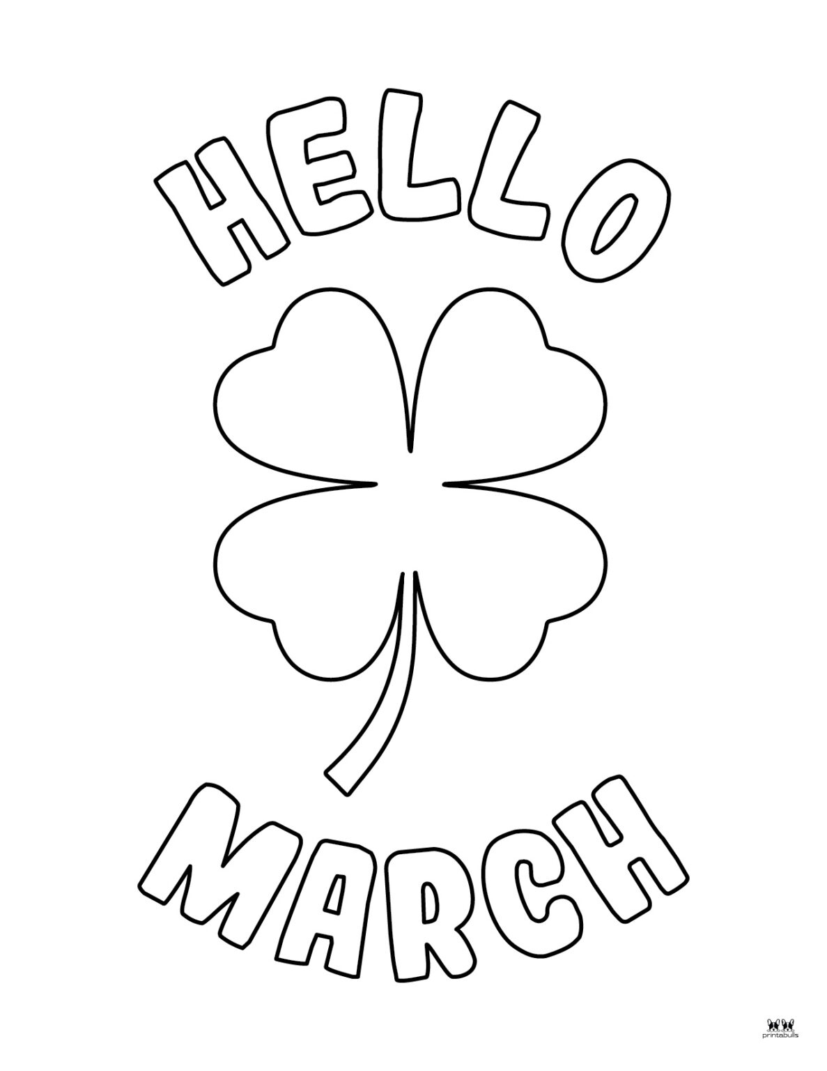 Free Printable March Coloring Pages