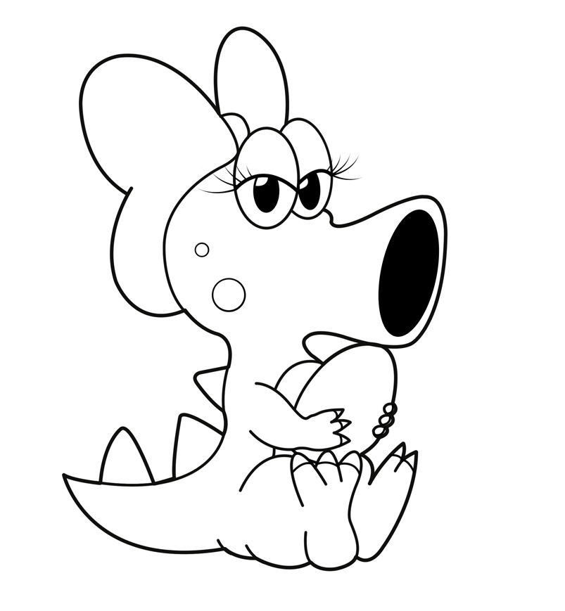 Mario Birdo Coloring Pages Print Super Sketch Coloring Page