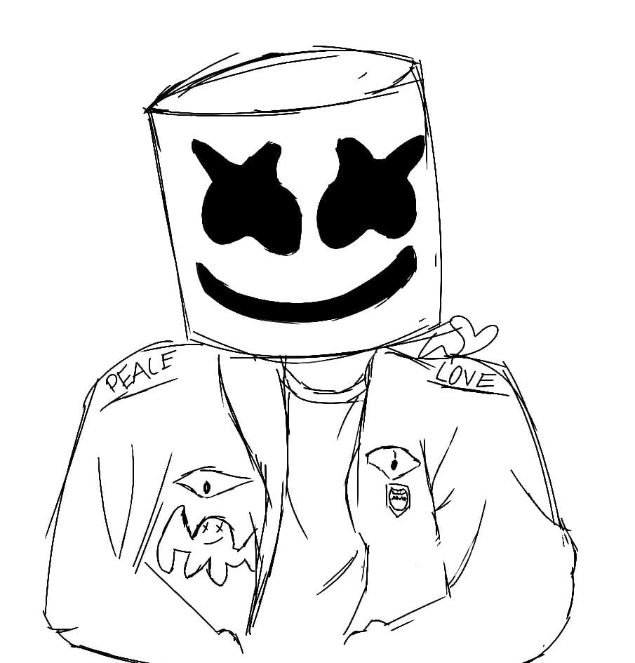 Alan Walker Printable Coloring Pages