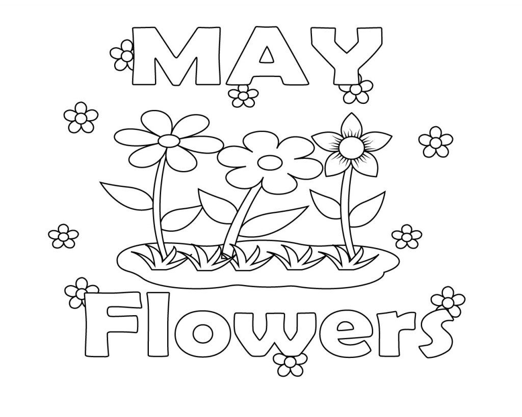 May Coloring Pages Printable Printable Word Searches