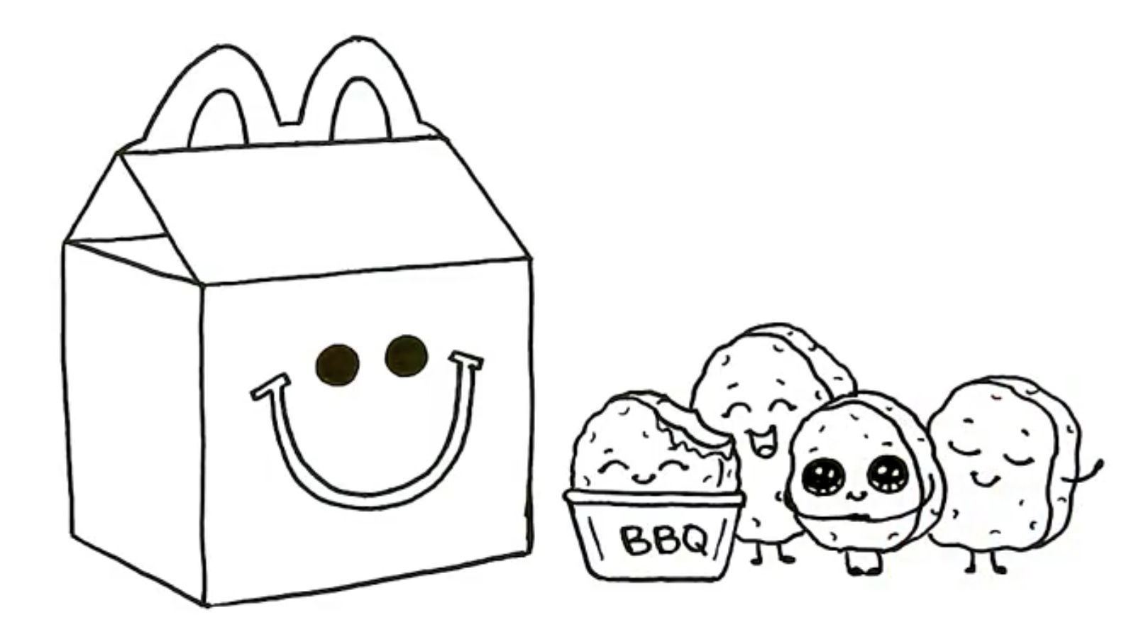 Mcdonalds Printable Coloring Pages