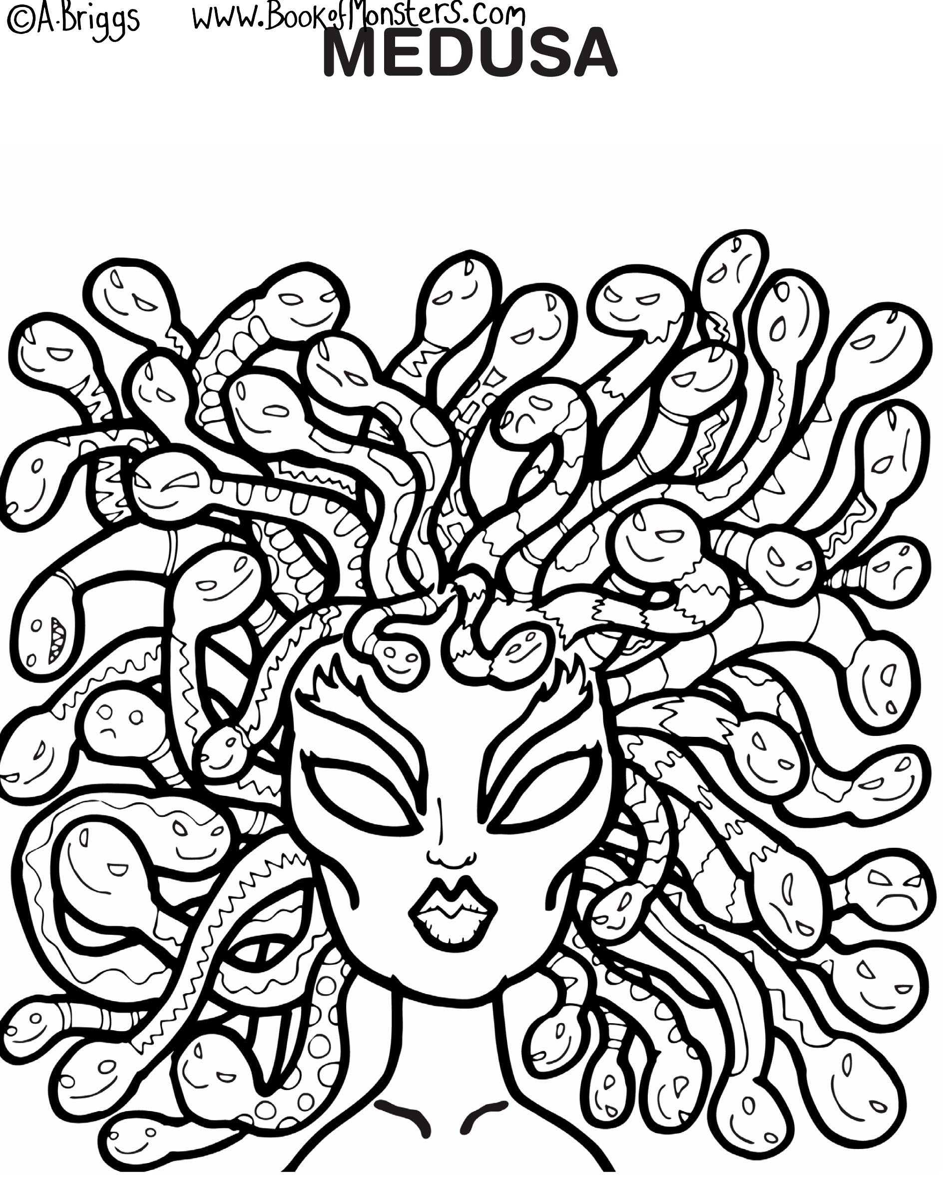 Medusa Coloring Pages At GetColorings Free Printable Colorings Pages To Print And Color