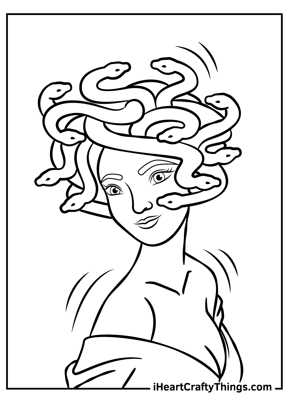 Medusa Coloring Pages Printable