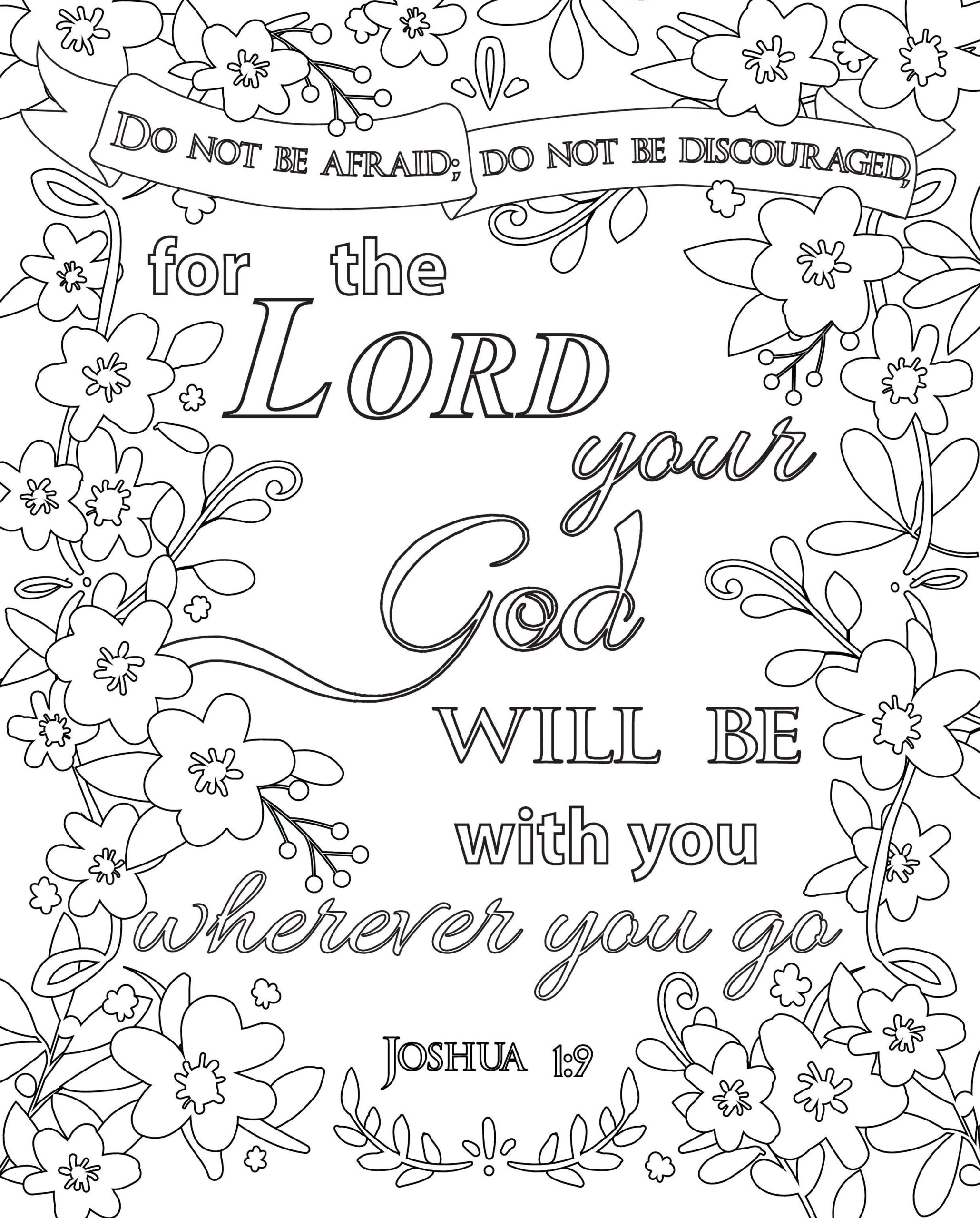 Memory Verse Bible Verse Coloring Pages For Kids Learning How To Read