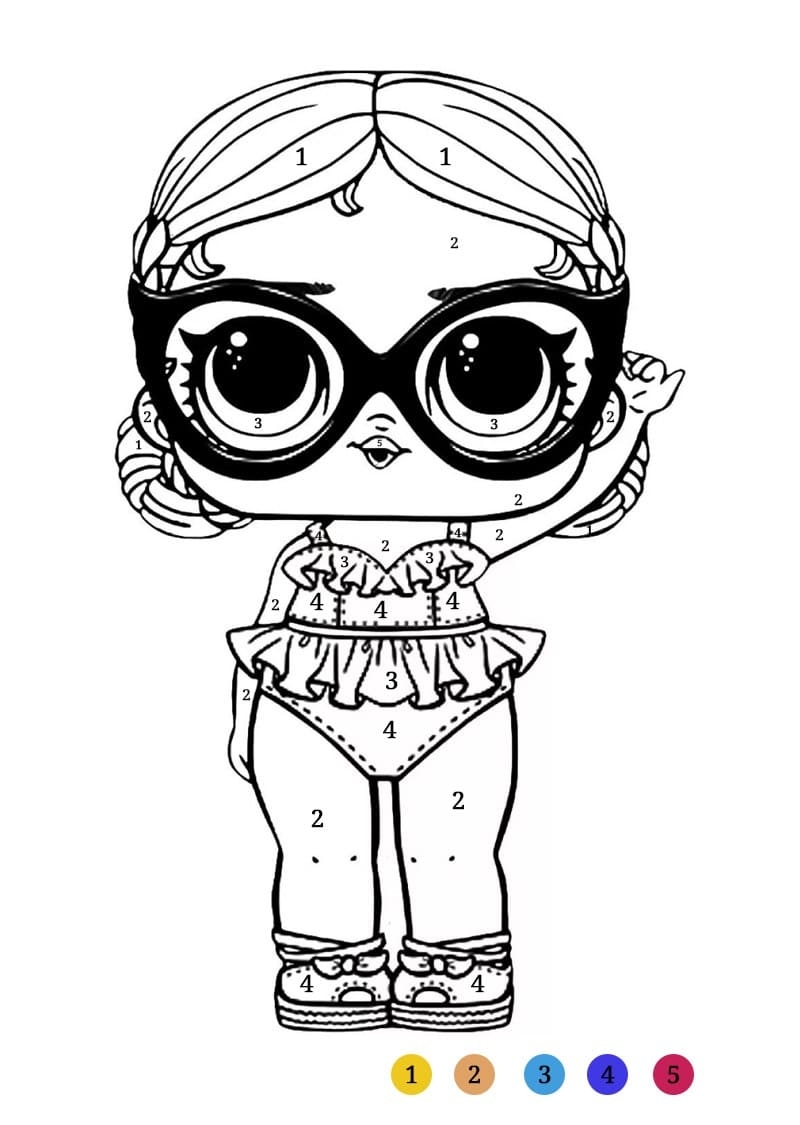 Lol Merbaby Coloring Pages Printable