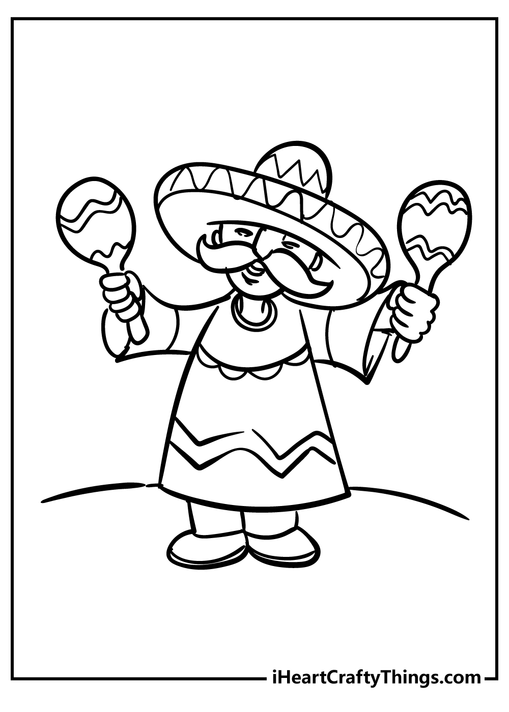 Mexican Flowers Coloring Pages Printable