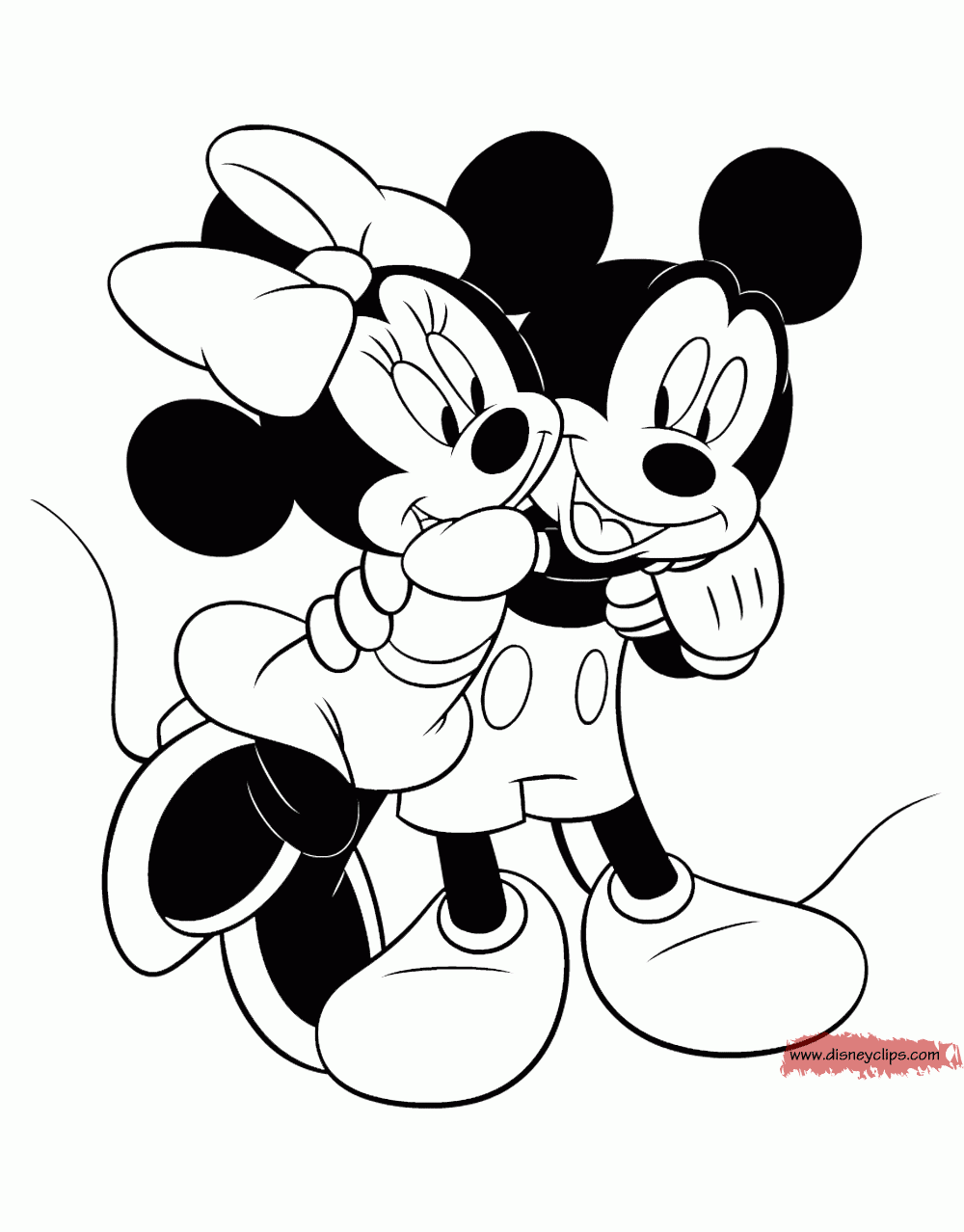 Mickey Mouse Friends Coloring Pages Disney Coloring Book
