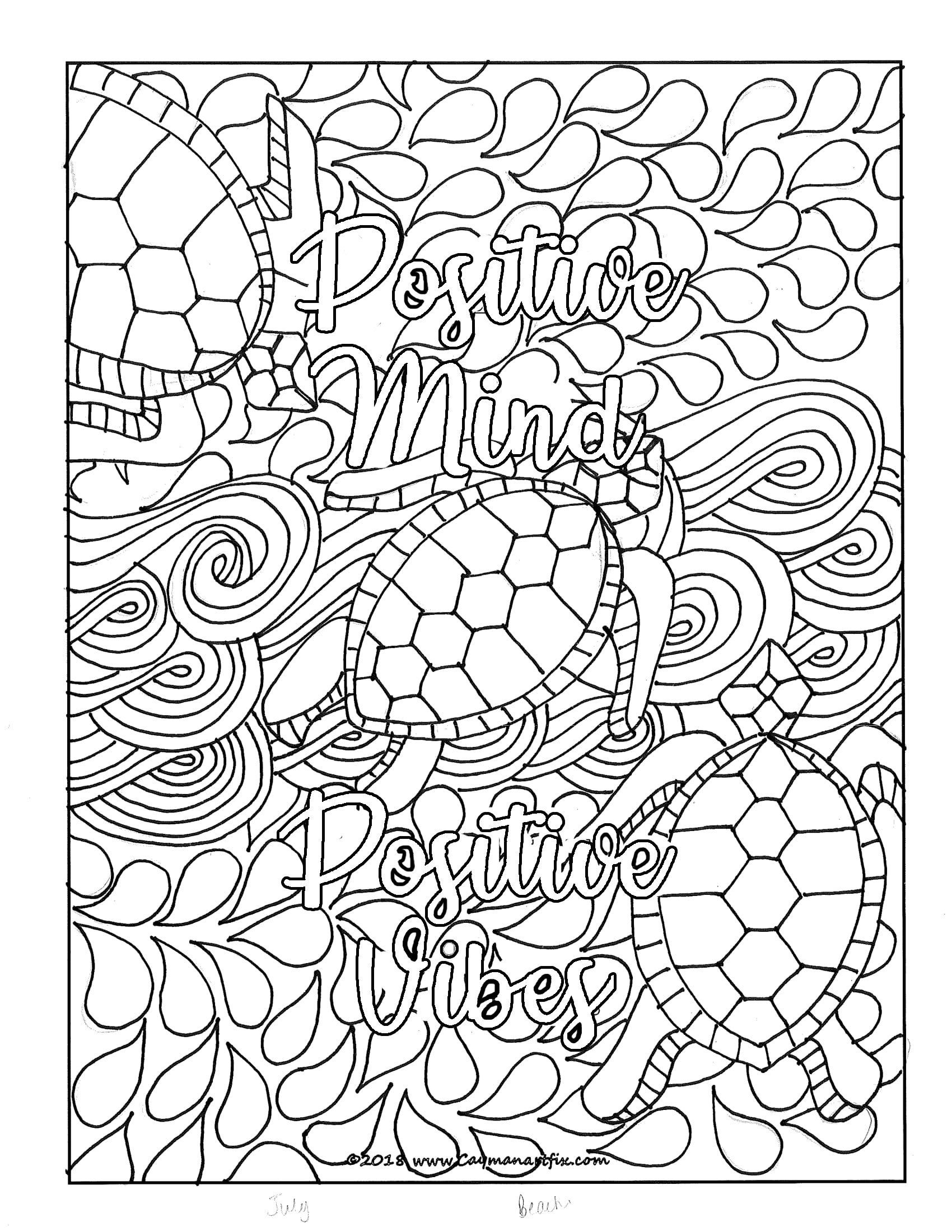 Mindfulness Colouring Pages Printable Thekidsworksheet