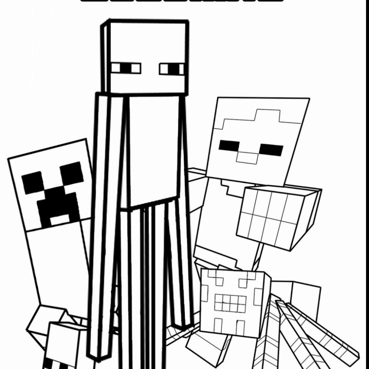 Alex Minecraft Printable Coloring Pages