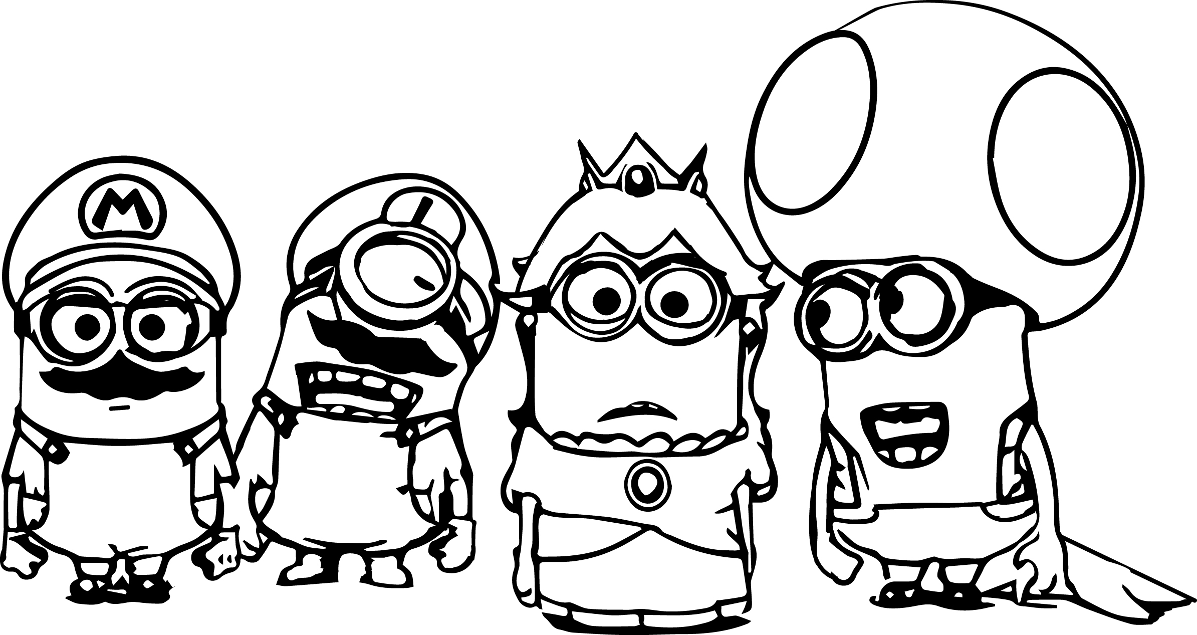 Printable Minions Coloring Pages