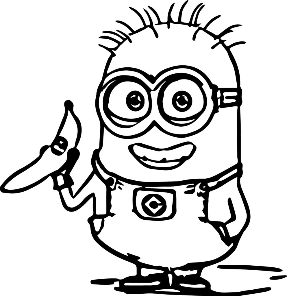 Printable Minion Coloring Pages