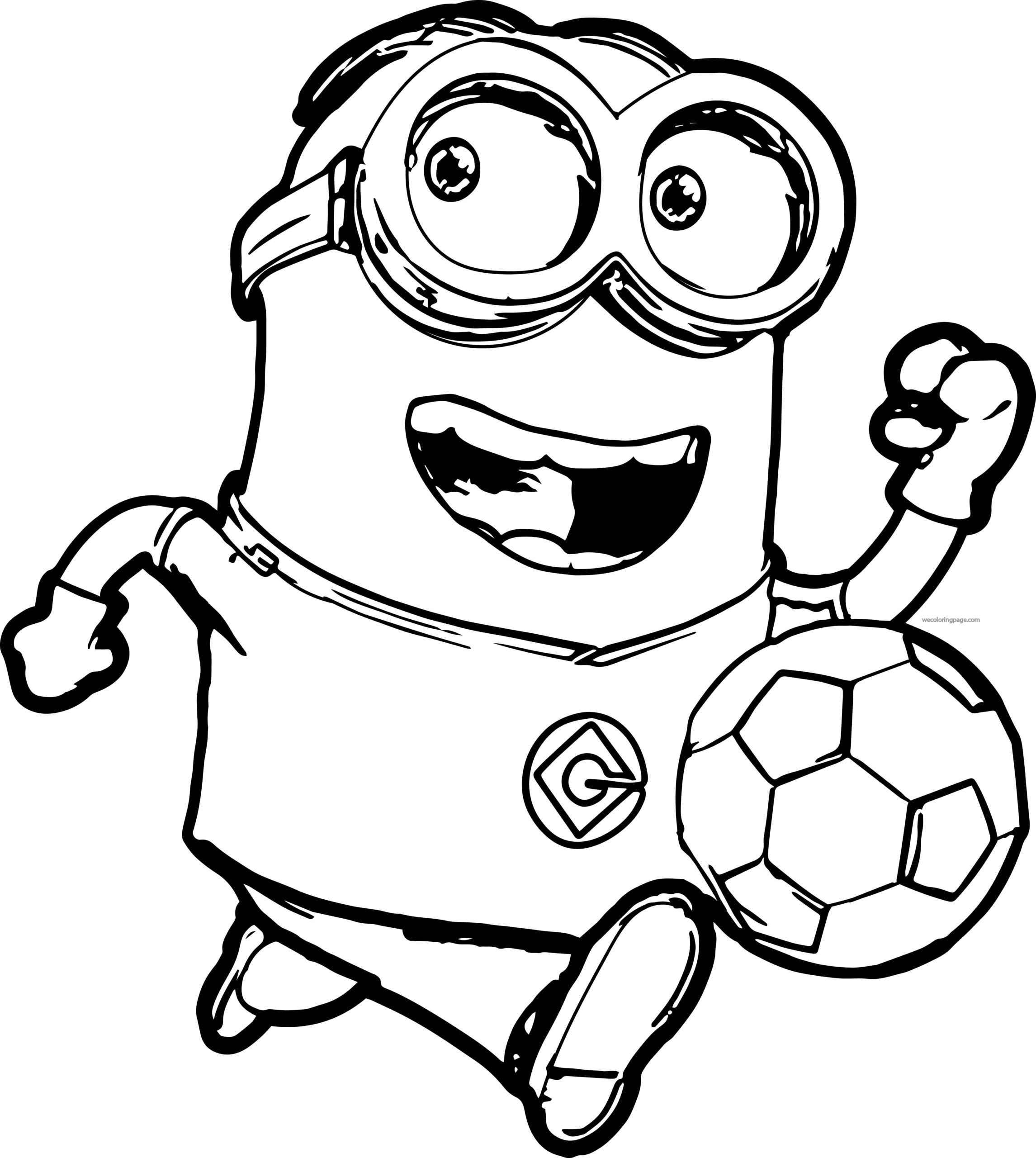 Minion Free Printable Coloring Pages