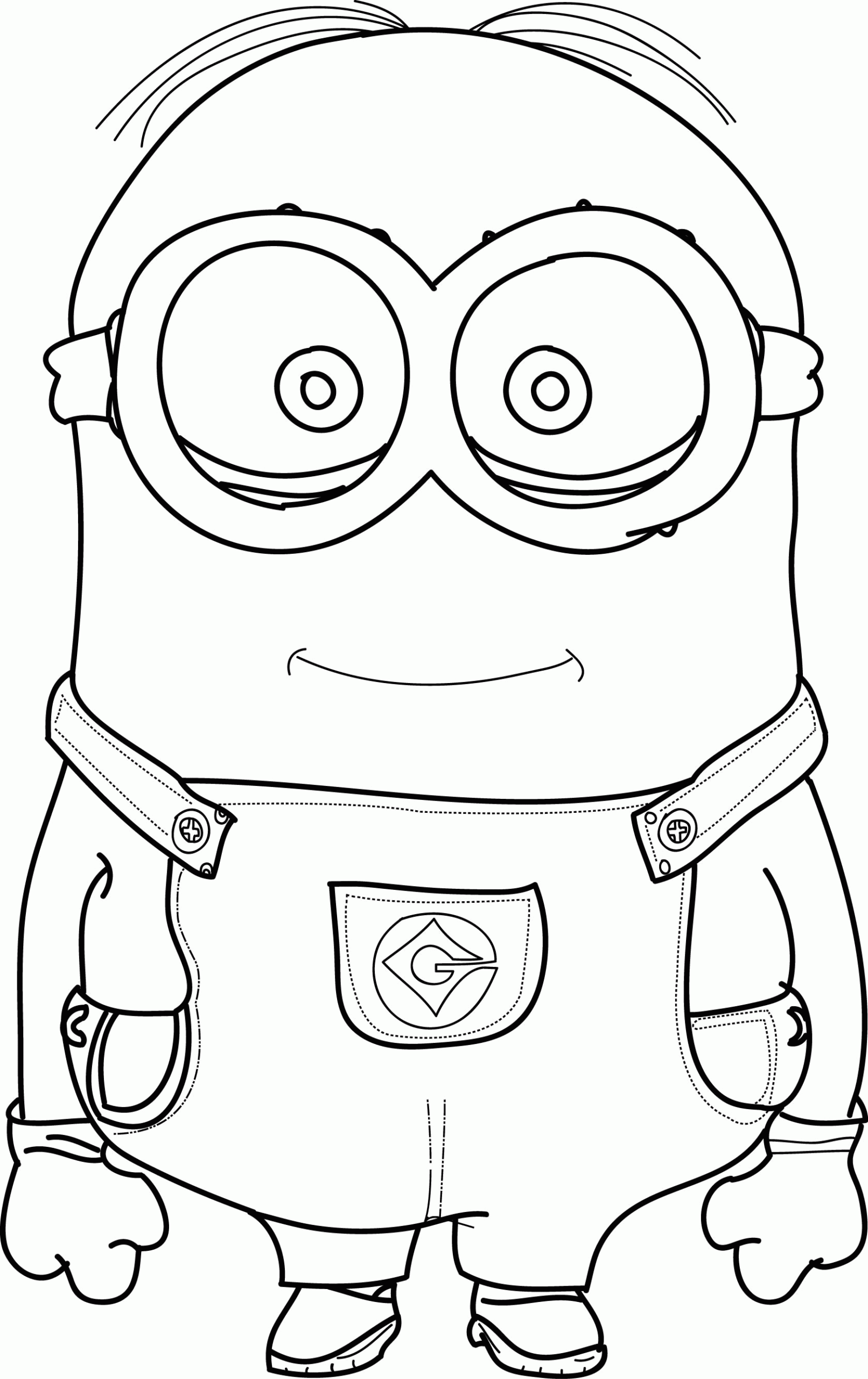 Free Printable Minion Coloring Pages
