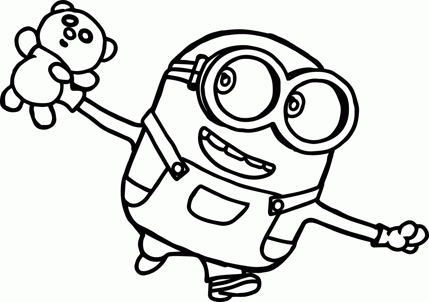 Minion Color Pages Printable