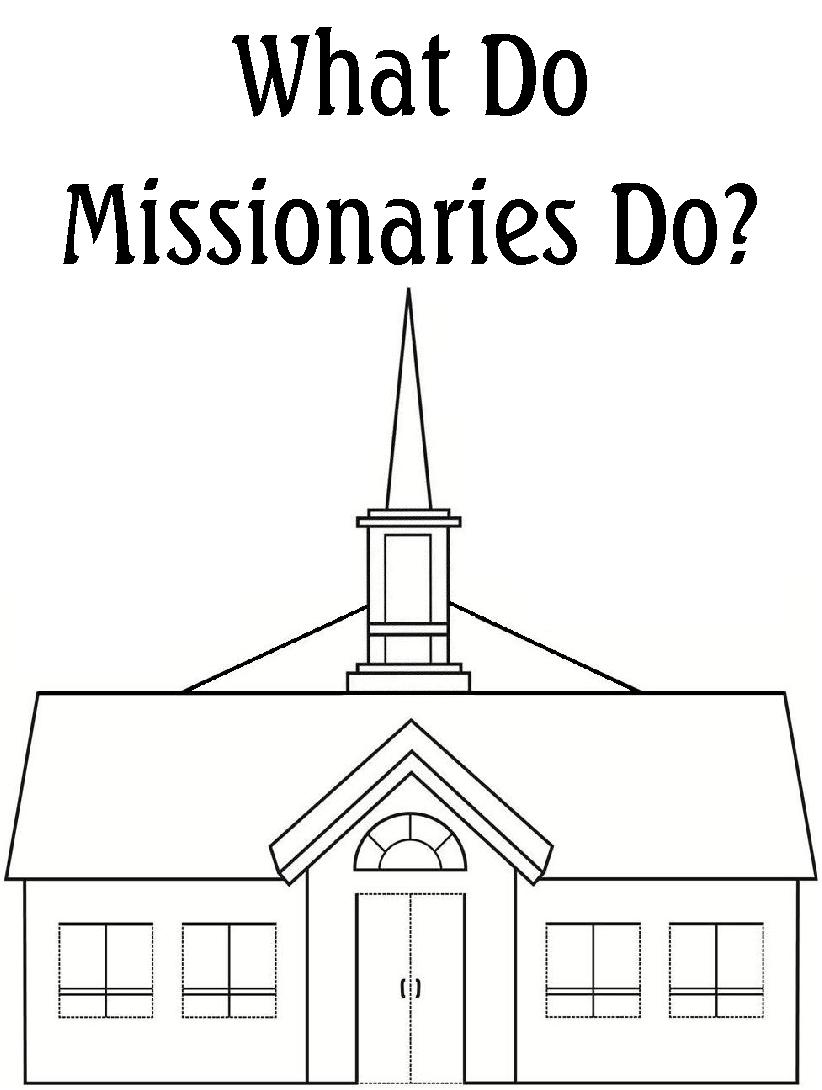 Printable Missionary Coloring Pages