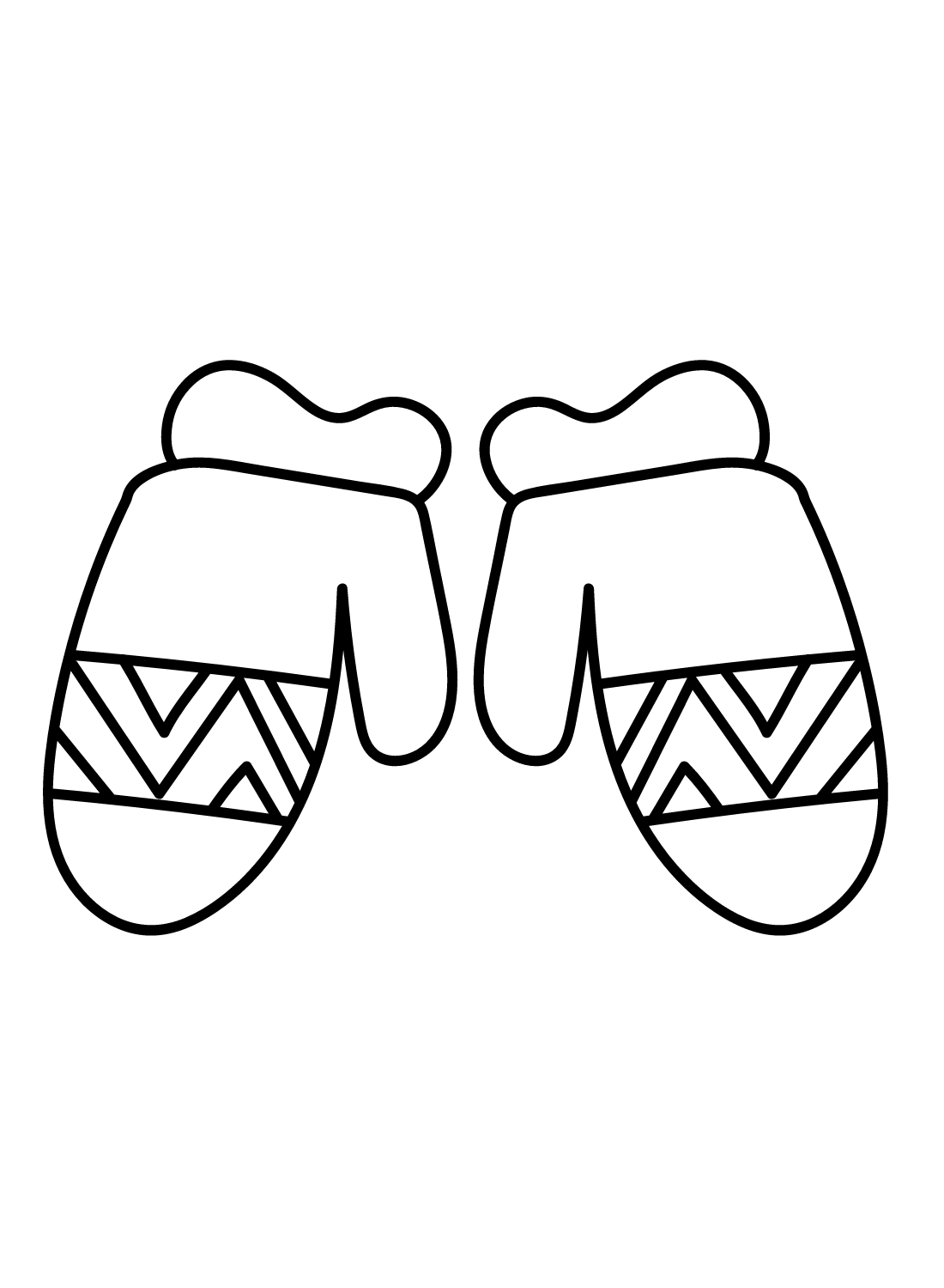 Mittens Coloring Pages Printable For Free Download