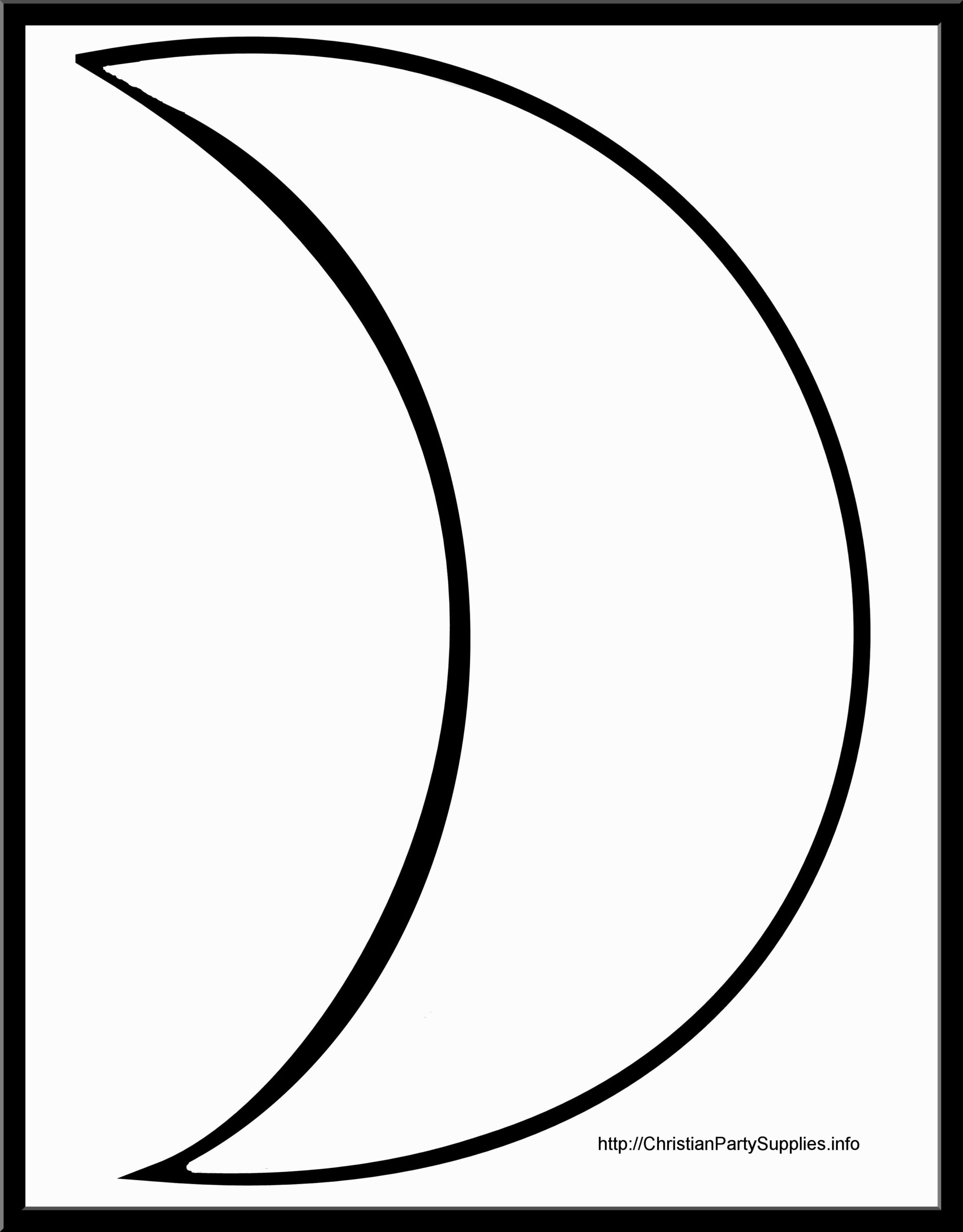 Moon Printable Coloring Pages