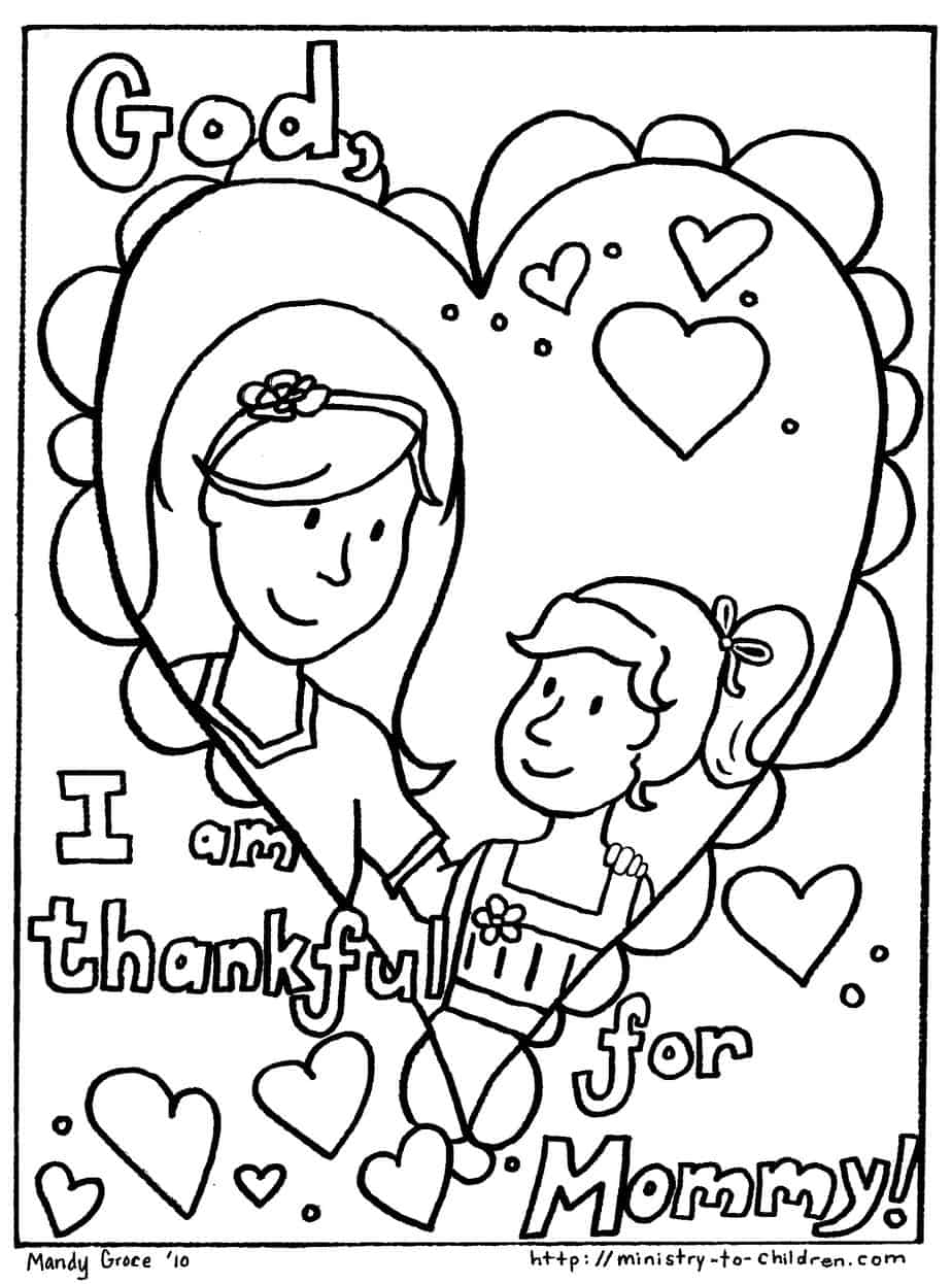 Mother S Day Coloring Pages Free Printable PDF Coloring Book For Mothers Day
