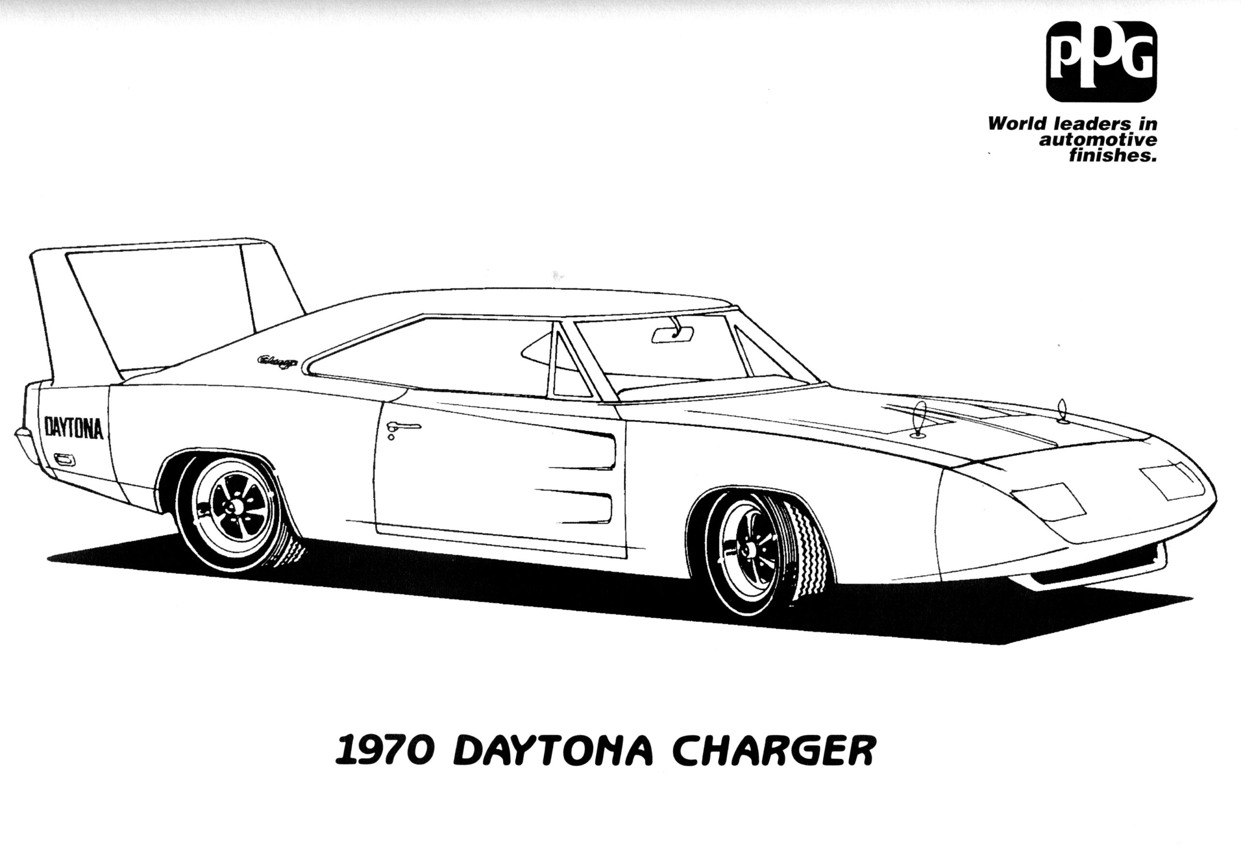 Muscle Car Coloring Pages To Download And Print For Free