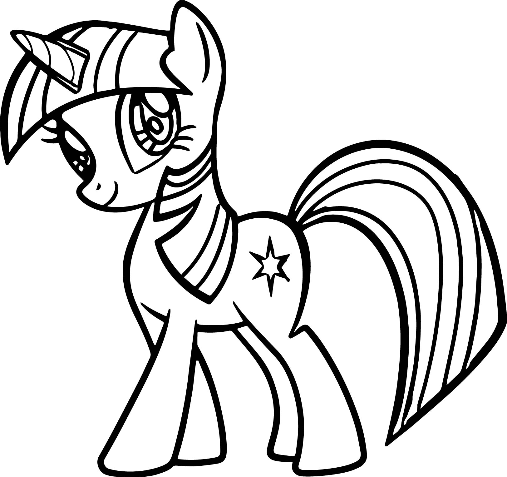 Twilight Sparkle Coloring Page Printable