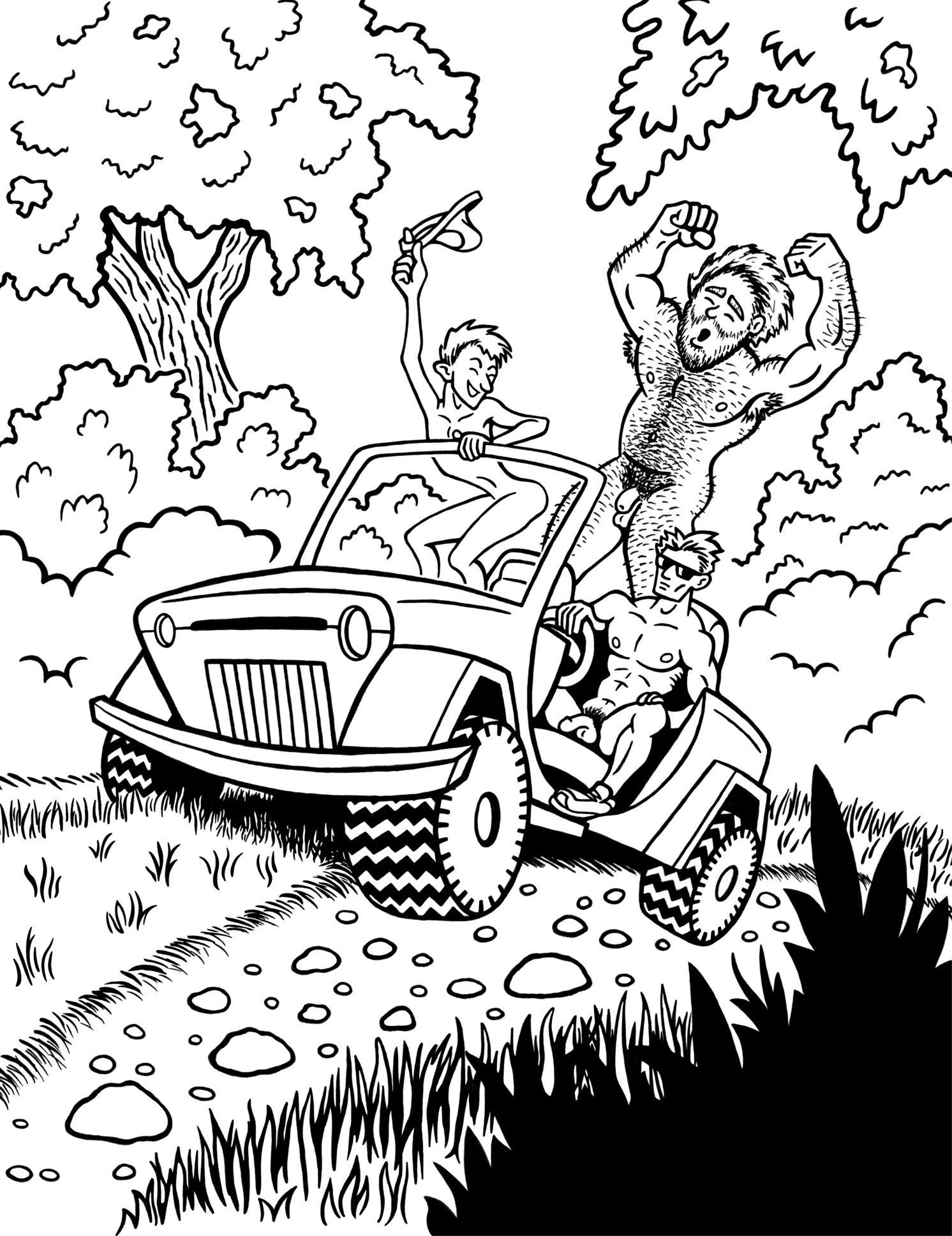 Printable Nude Coloring Pages