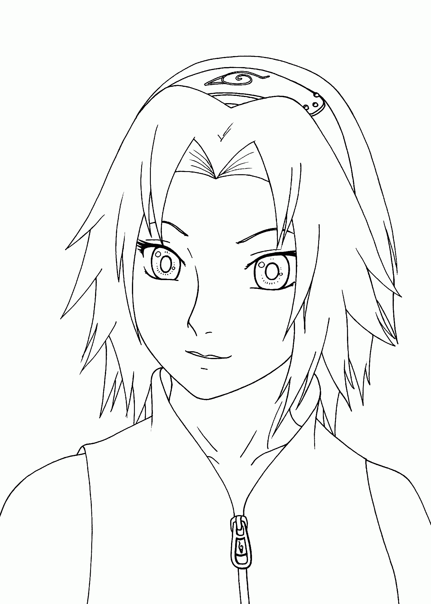 Naruto Coloring Pages Sakura Coloring Home