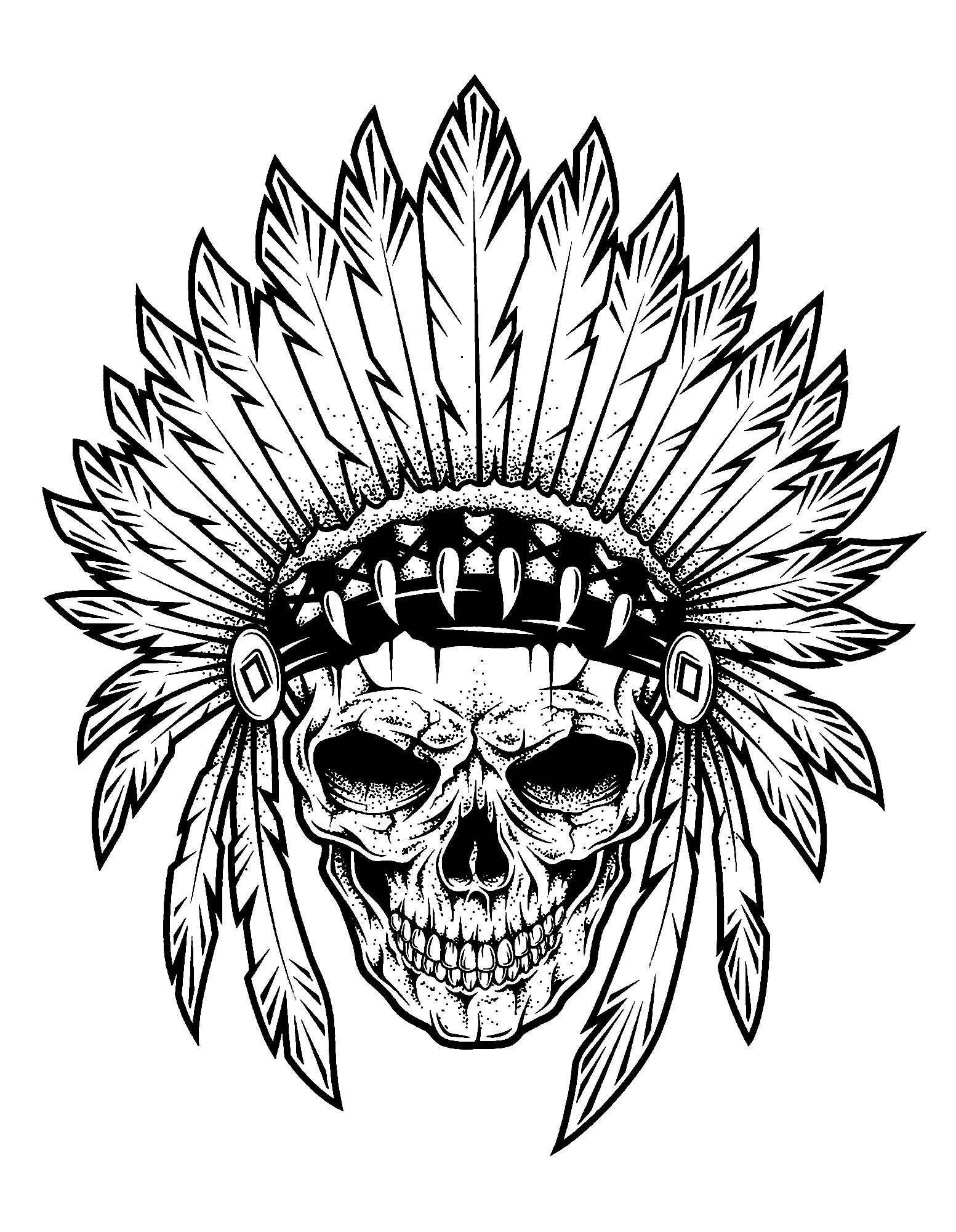 Native American Coloring Pages Printables