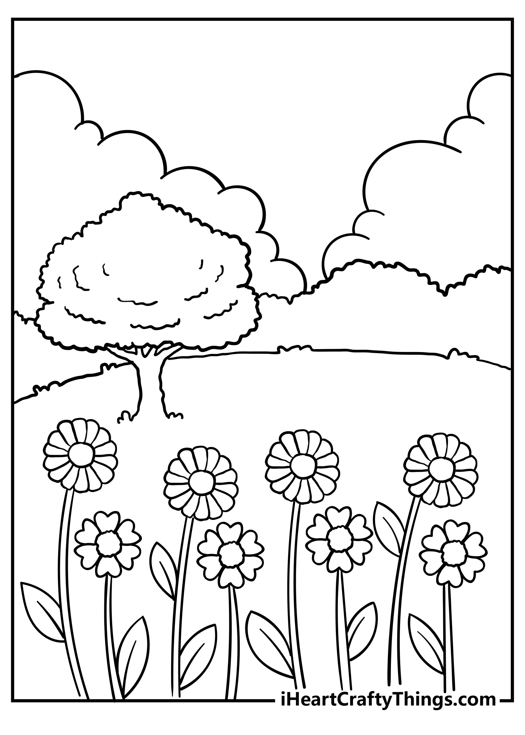 Nature Coloring Pages Printable