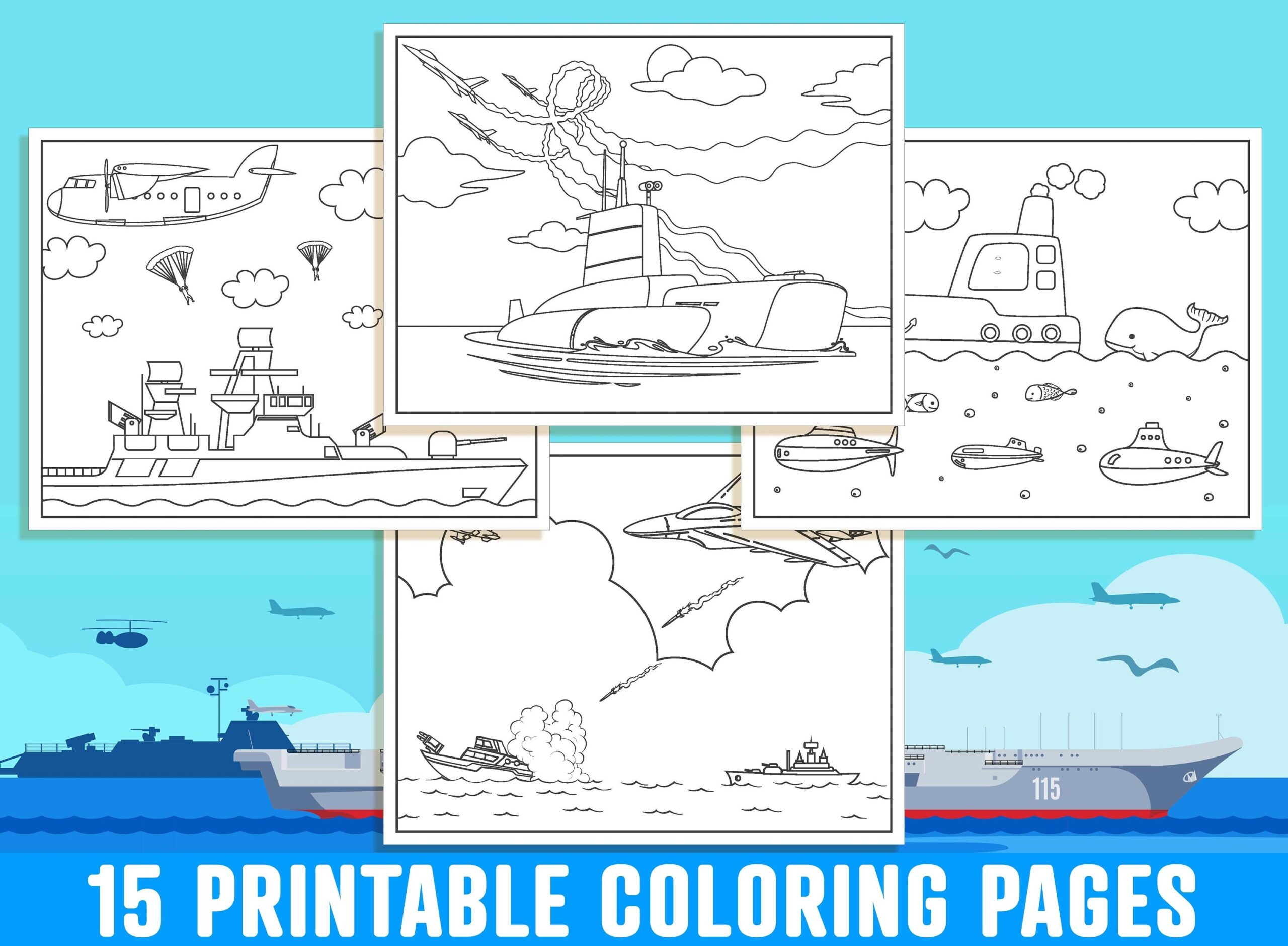 Navy Coloring Pages 15 Printable US Navy Coloring Pages For Kids Boys Girls Teens Adults
