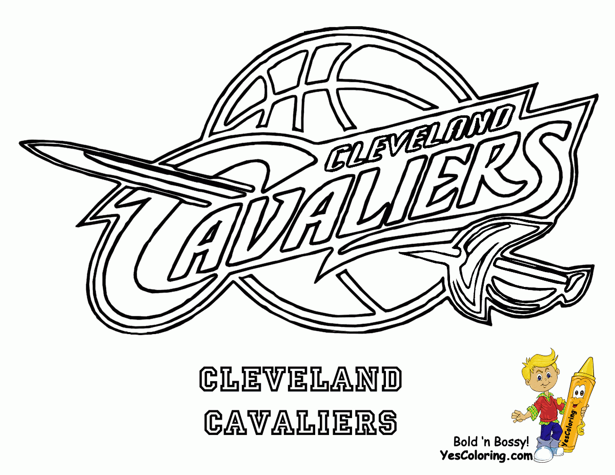 Printable Nba Mascot Coloring Pages