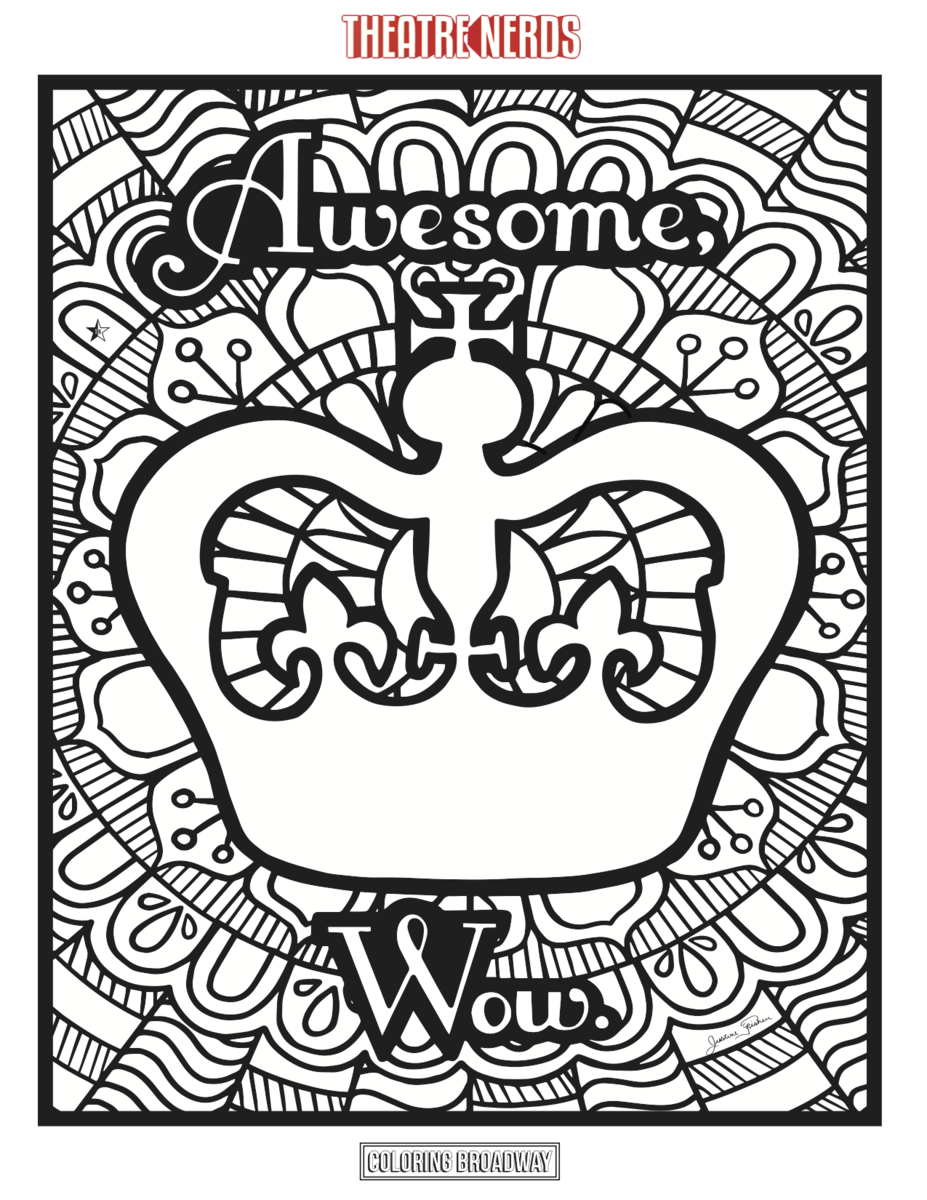 NEW Set Of 4 Hamilton Musical Themed Coloring Pages Each Sheet Is Custom Designed And Displays