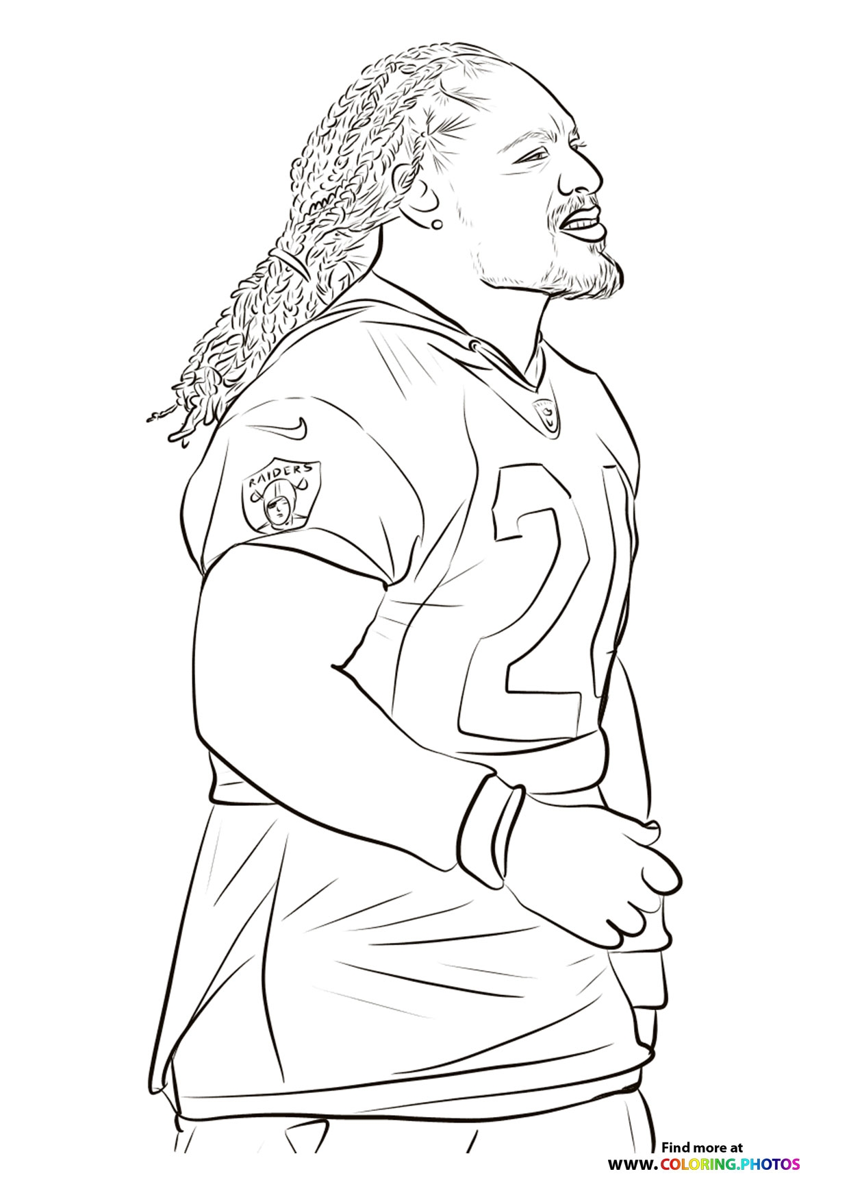 NFL Players Coloring Pages For Kids Free Print Or Download